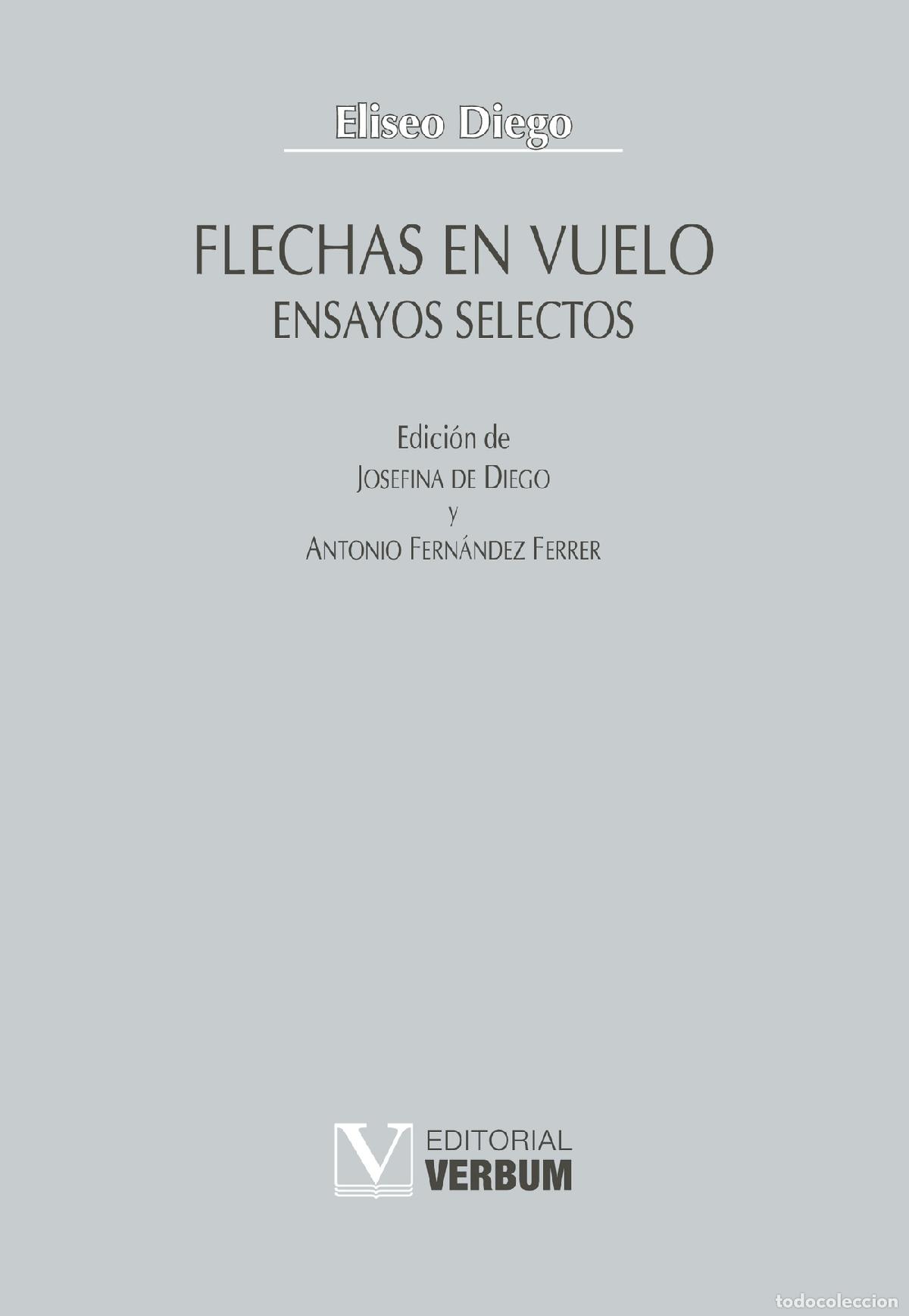Libros: Flechas en vuelo - Eliseo Diego - Foto 1