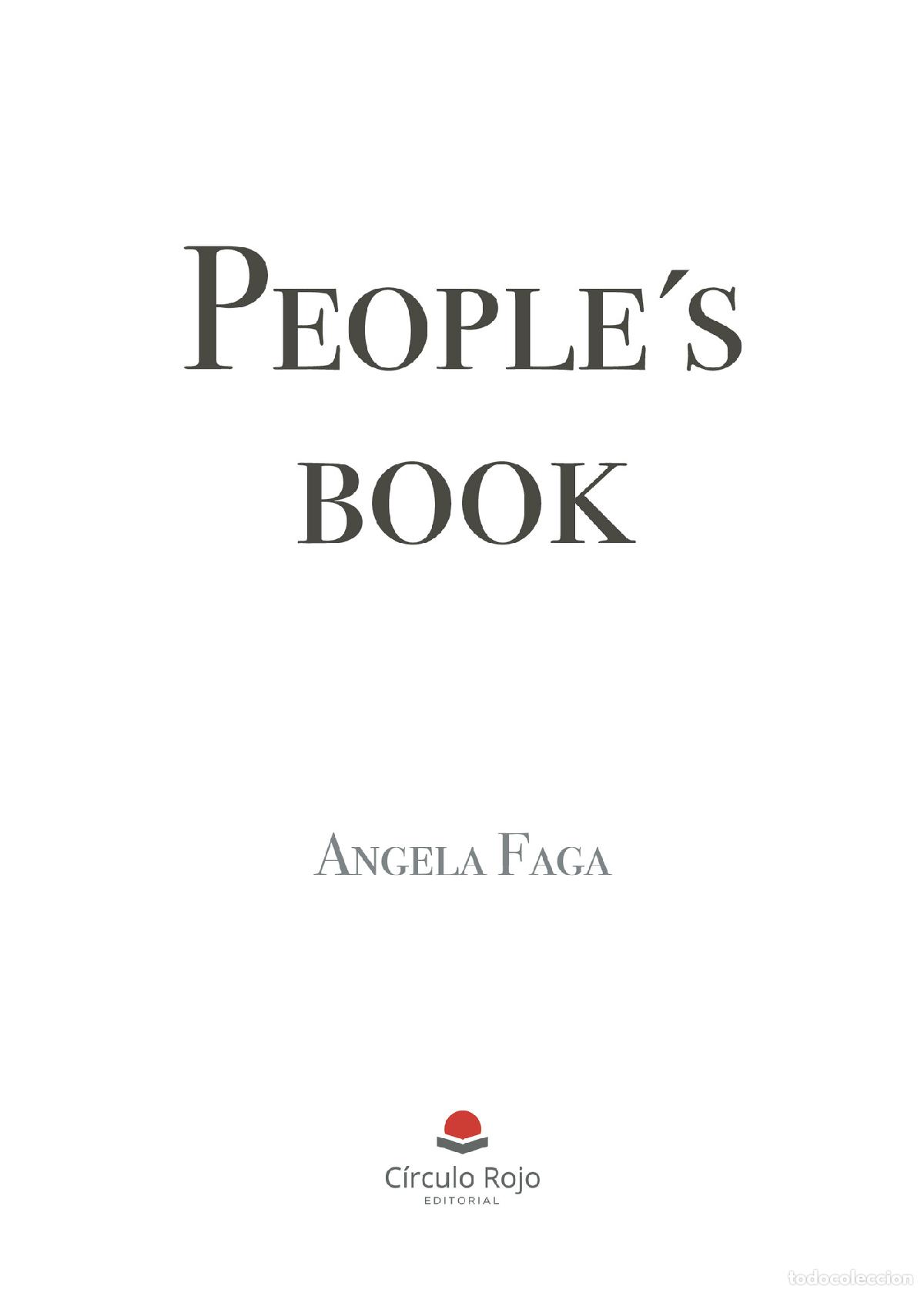 books: People&acute;s book - Angela Faga