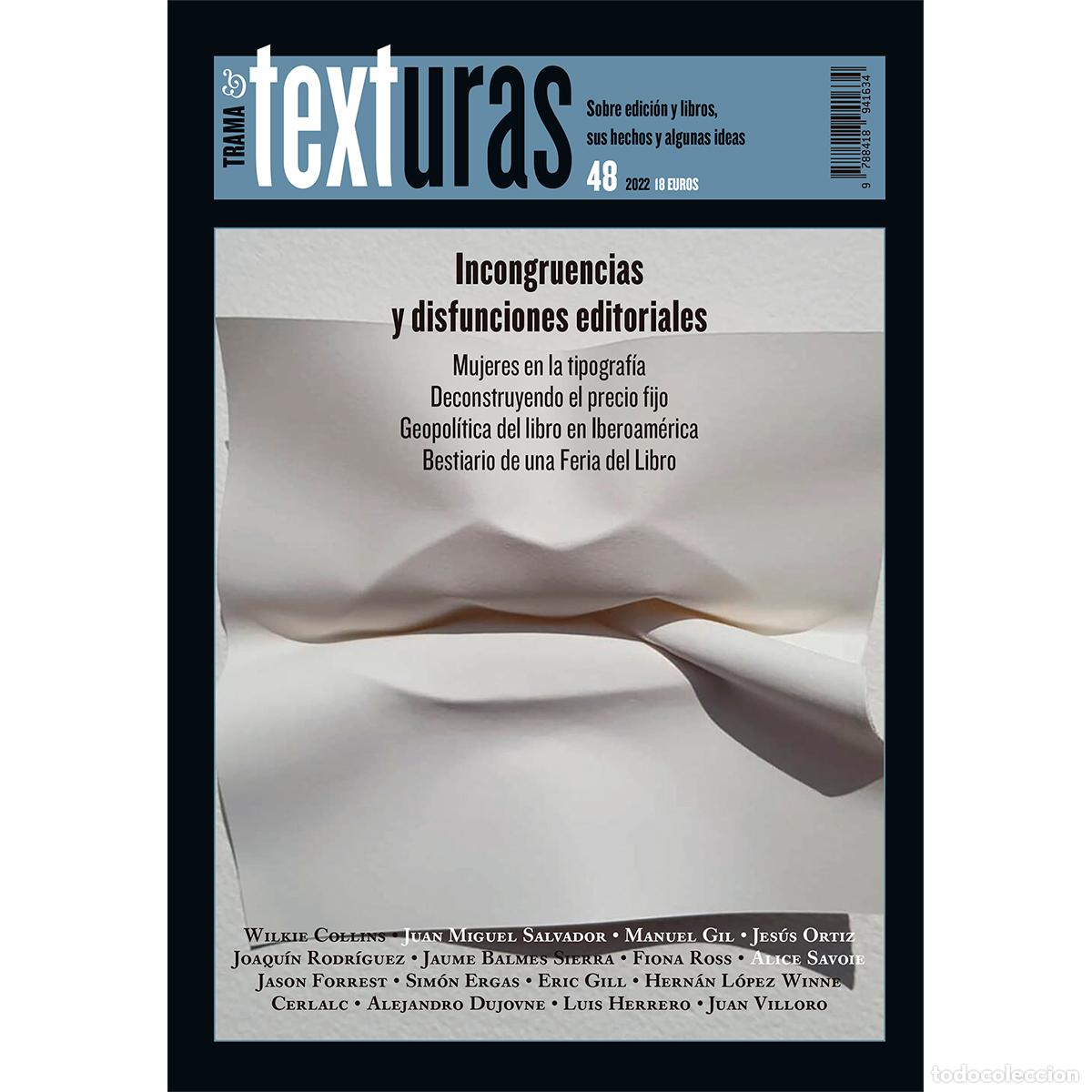 books: Texturas 48: Incongruencias y disfunciones editoriales - VVAA