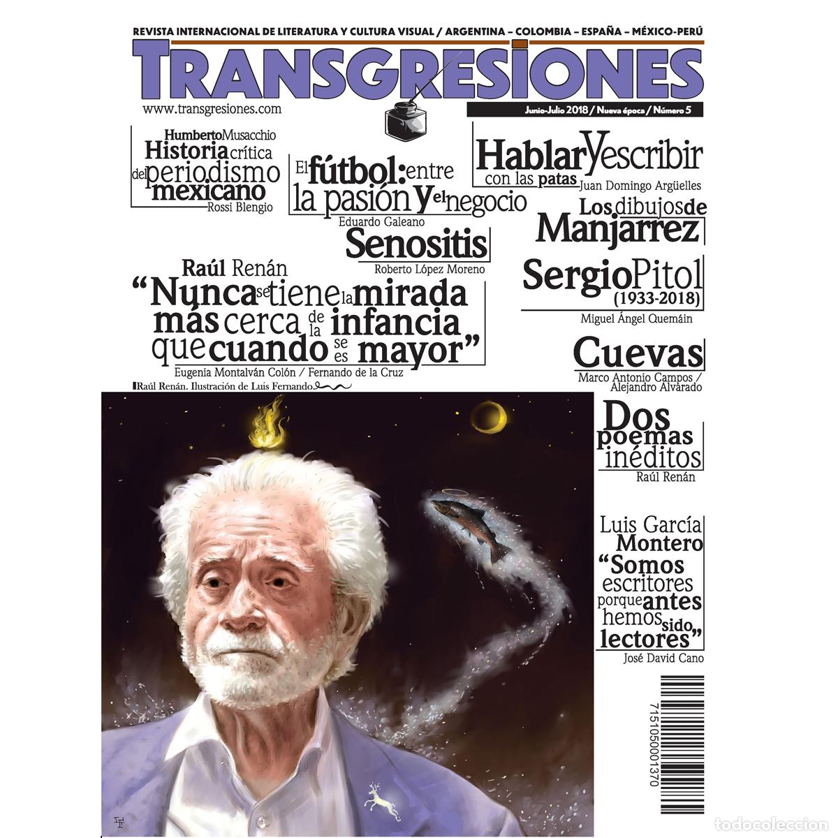 Livres: Transgresiones 5 - Revista internacional de literatura y cultura visual - Alejandro Zenker