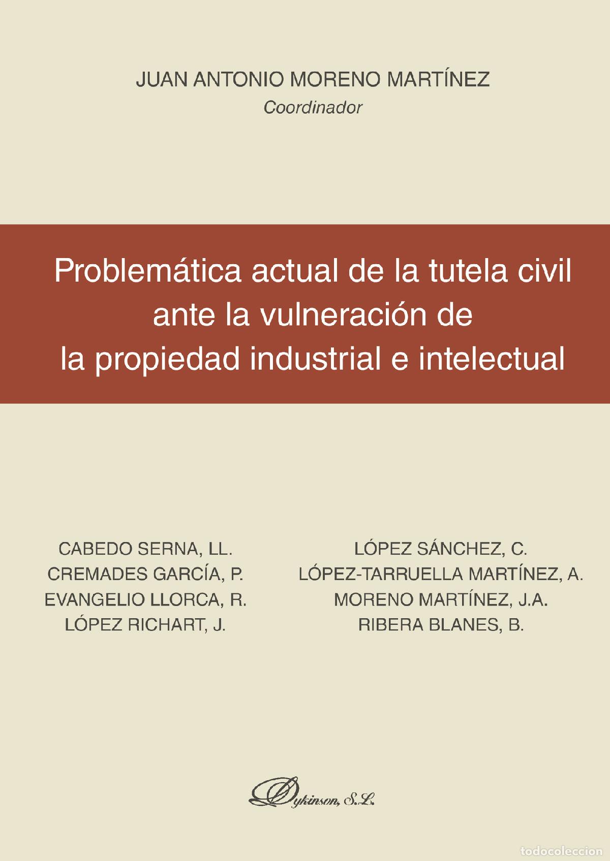 B&uuml;cher: Problem&aacute;tica actual de la tutela civil ante la vulneraci&oacute;n de la propiedad industrial e intelectual.