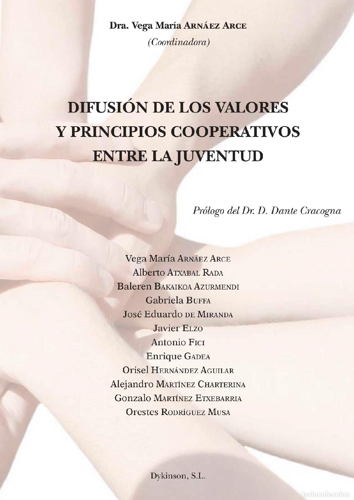 books: Difusi&oacute;n de los valores y principios cooperativos entre la juventud - Vega M&ordf; Arn&aacute;ez Arce