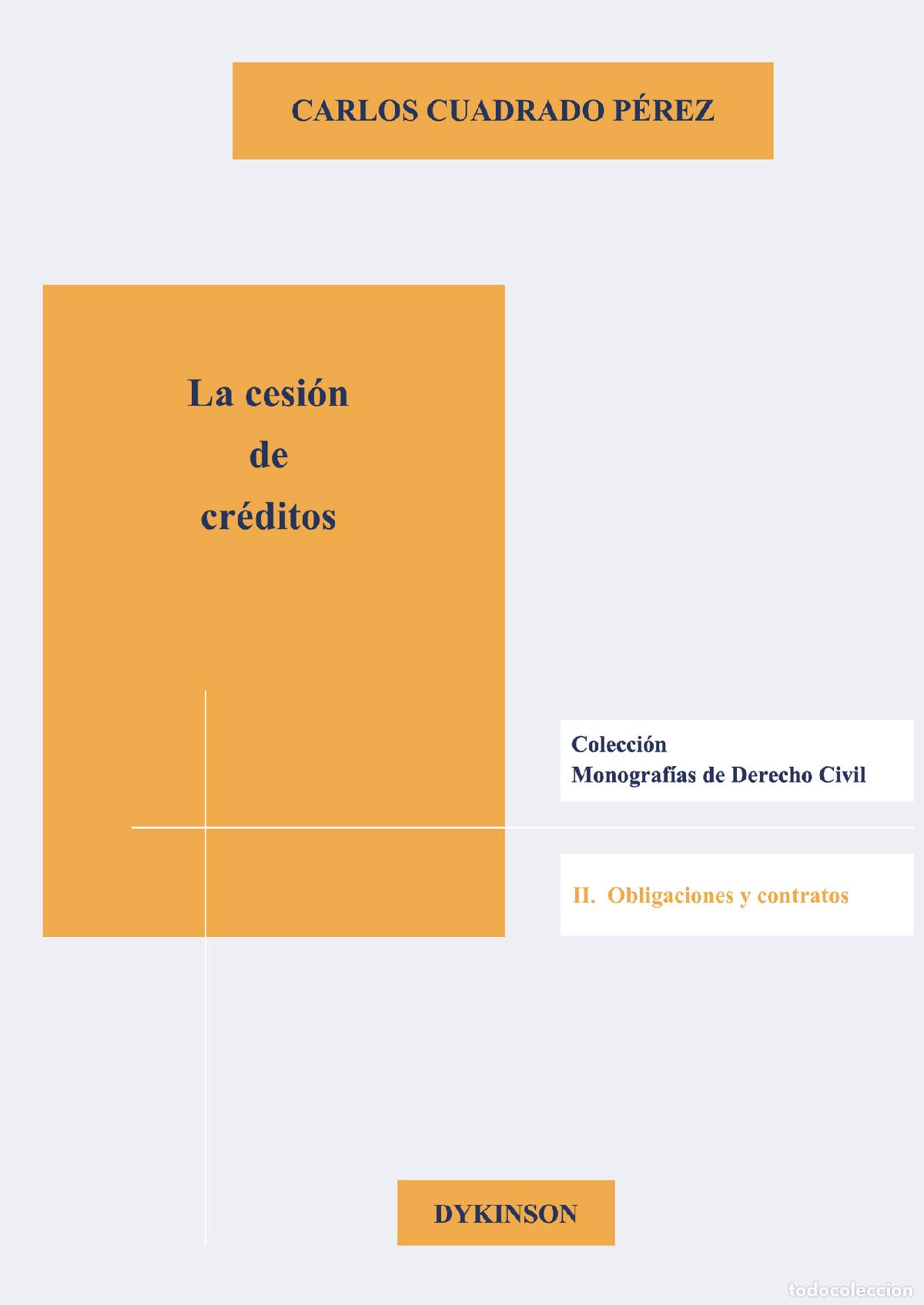books: La cesi&oacute;n de cr&eacute;ditos - Carlos Cuadrado P&eacute;rez