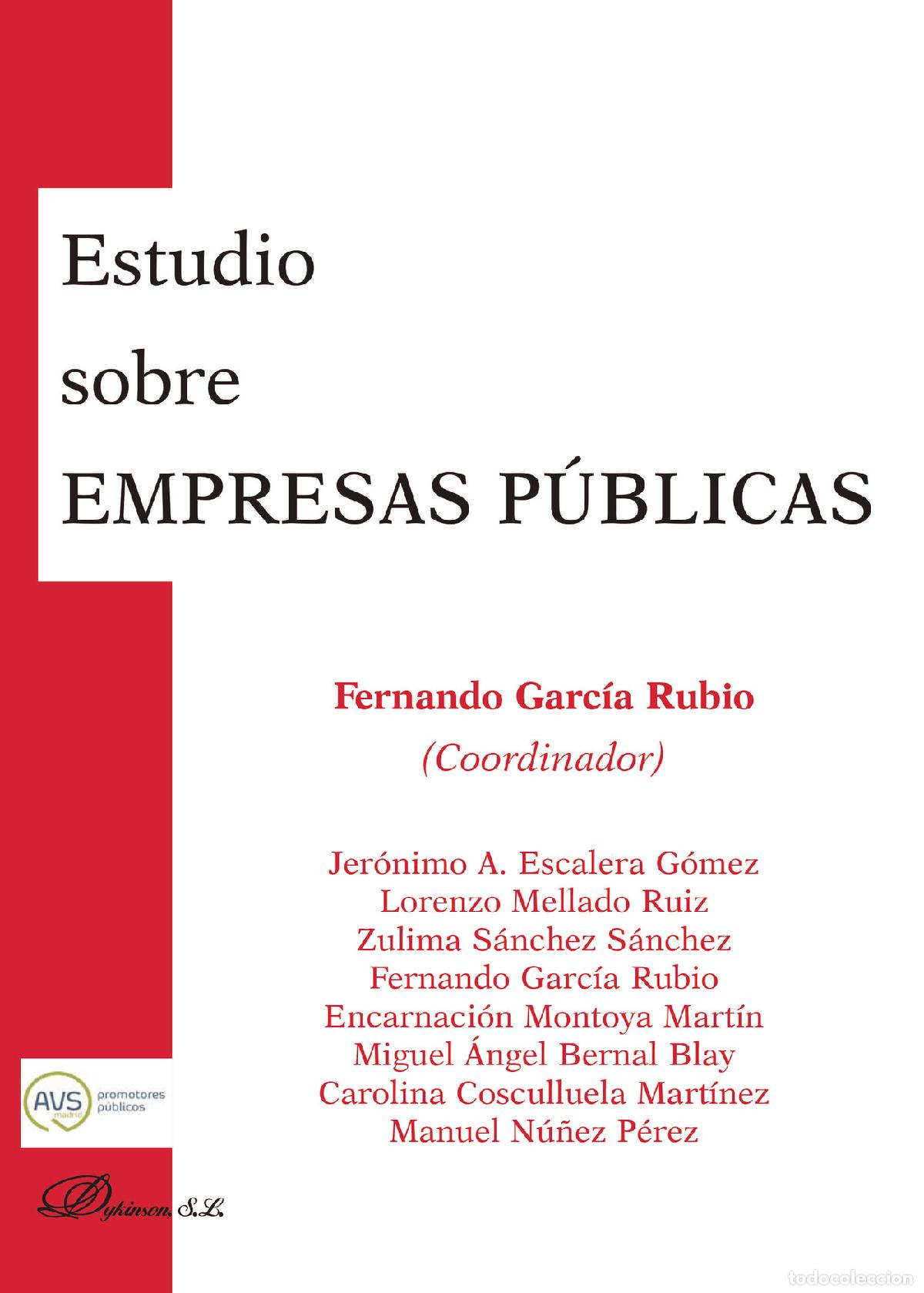 Livres: Estudio sobre empresas p&uacute;blicas - Fernando Garc&iacute;a Rubio
