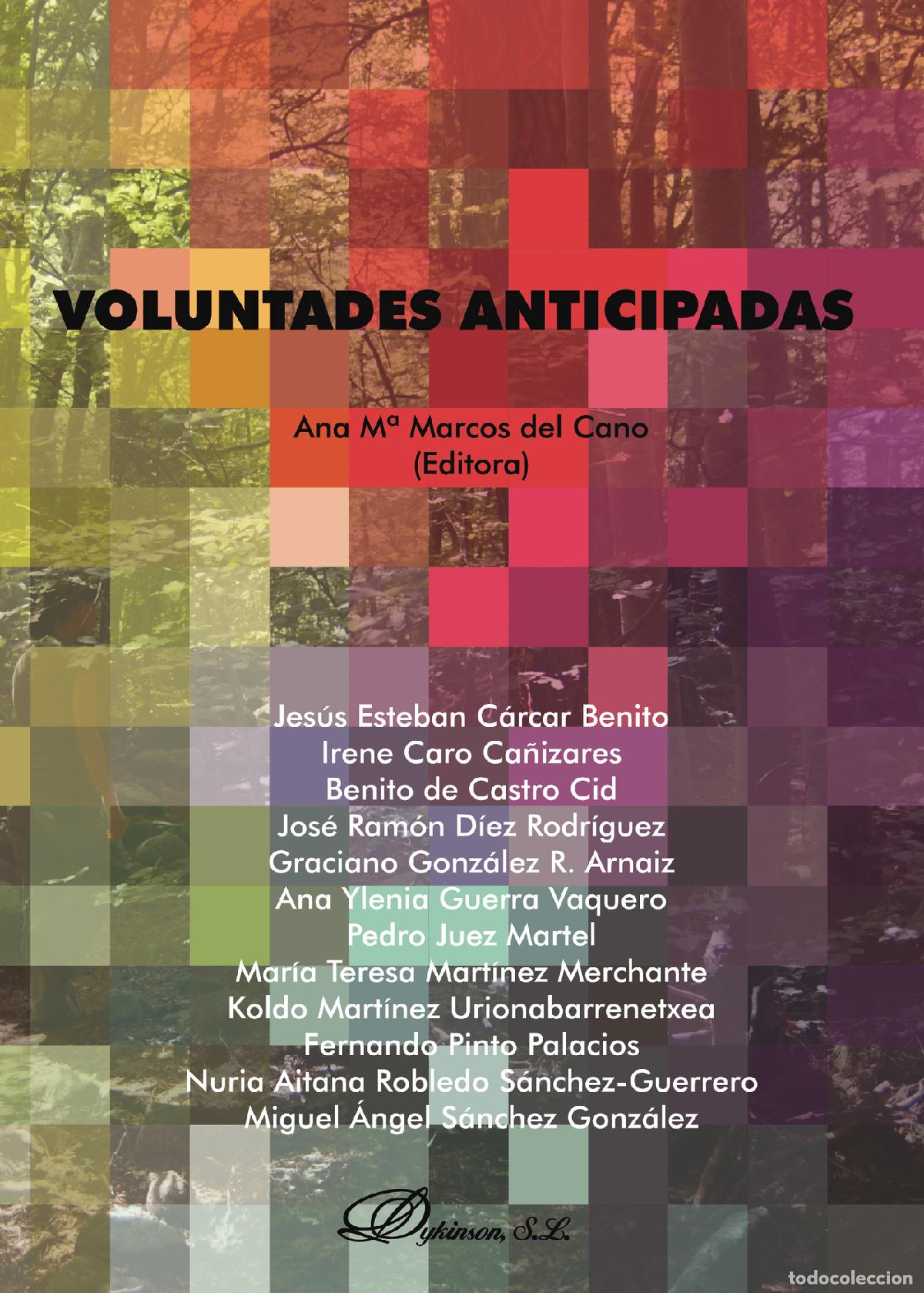 Livros: Voluntades anticipadas - Ana M&ordf; Marcos del Cano