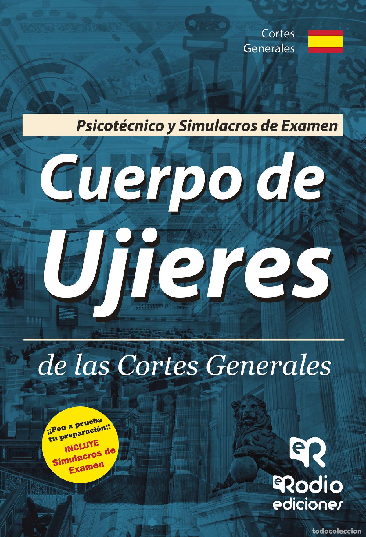 Livros: Cuerpo de Ujieres de las Cortes Generales. Psicot&eacute;cnico y Simulacros de Examen - Marta Guerri Pons
