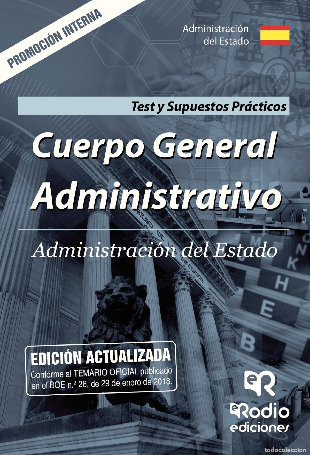Livros: Cuerpo General Administrativo. Administraci&oacute;n del Estado. Test y Supuestos Pr&aacute;cticos. Promoci&oacute;n inte