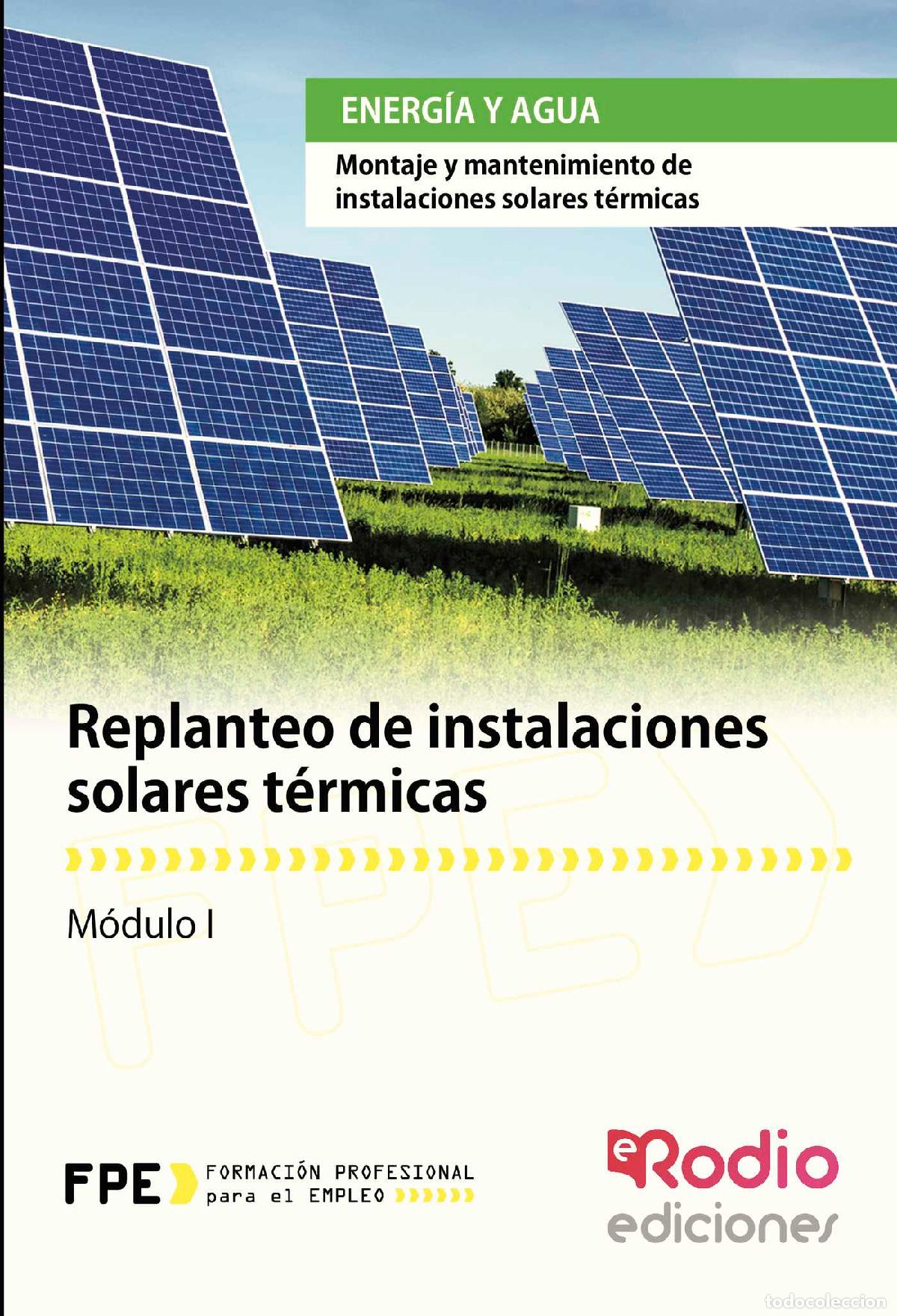 books: Replanteo de Instalaciones Solares T&eacute;rmicas. Energ&iacute;a y agua - Vv.Aa. Vv.Aa.