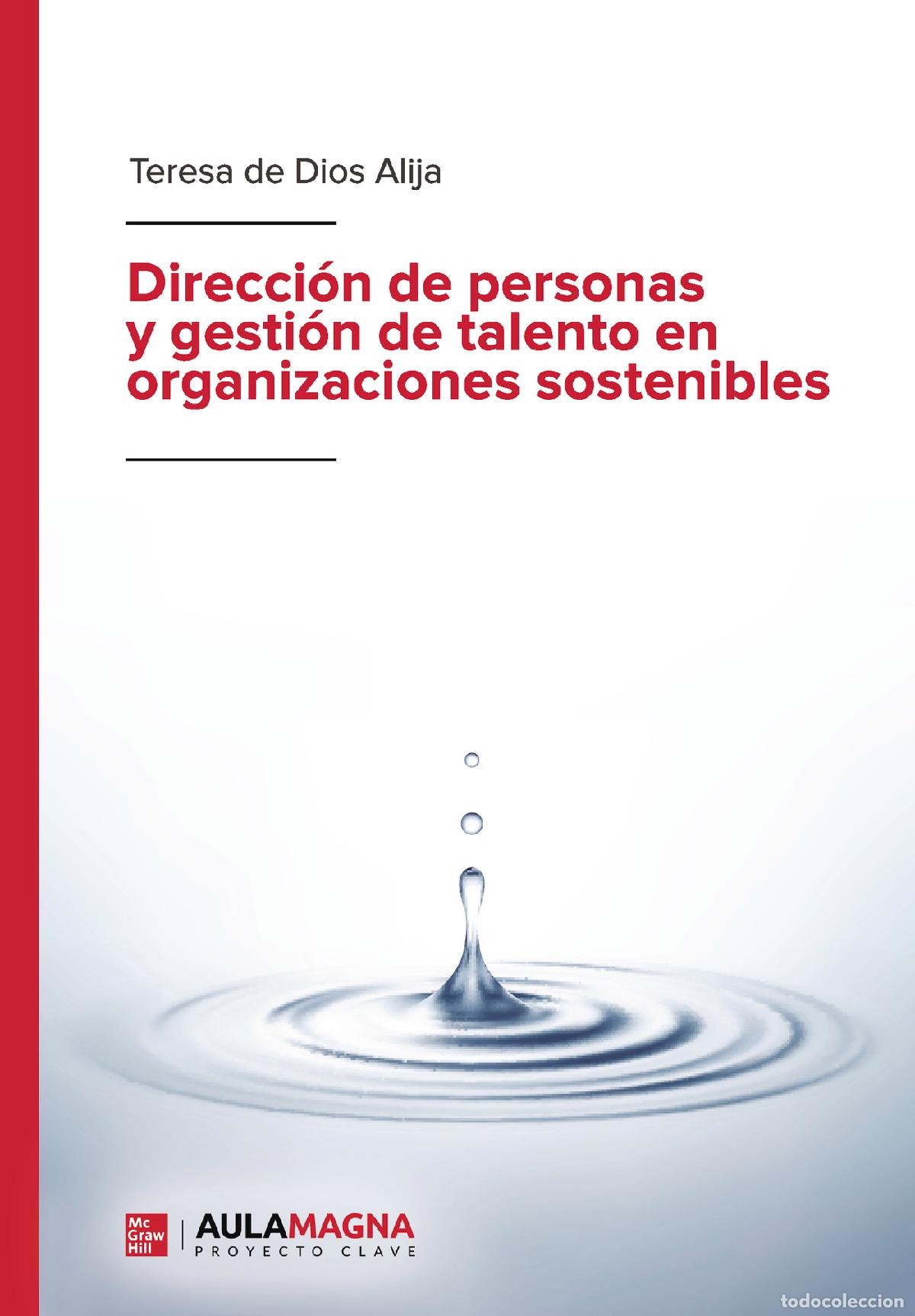 Libros: Direcci&oacute;n de personas y gesti&oacute;n de talento en organizaciones sostenibles - Teresa de Dios Alija