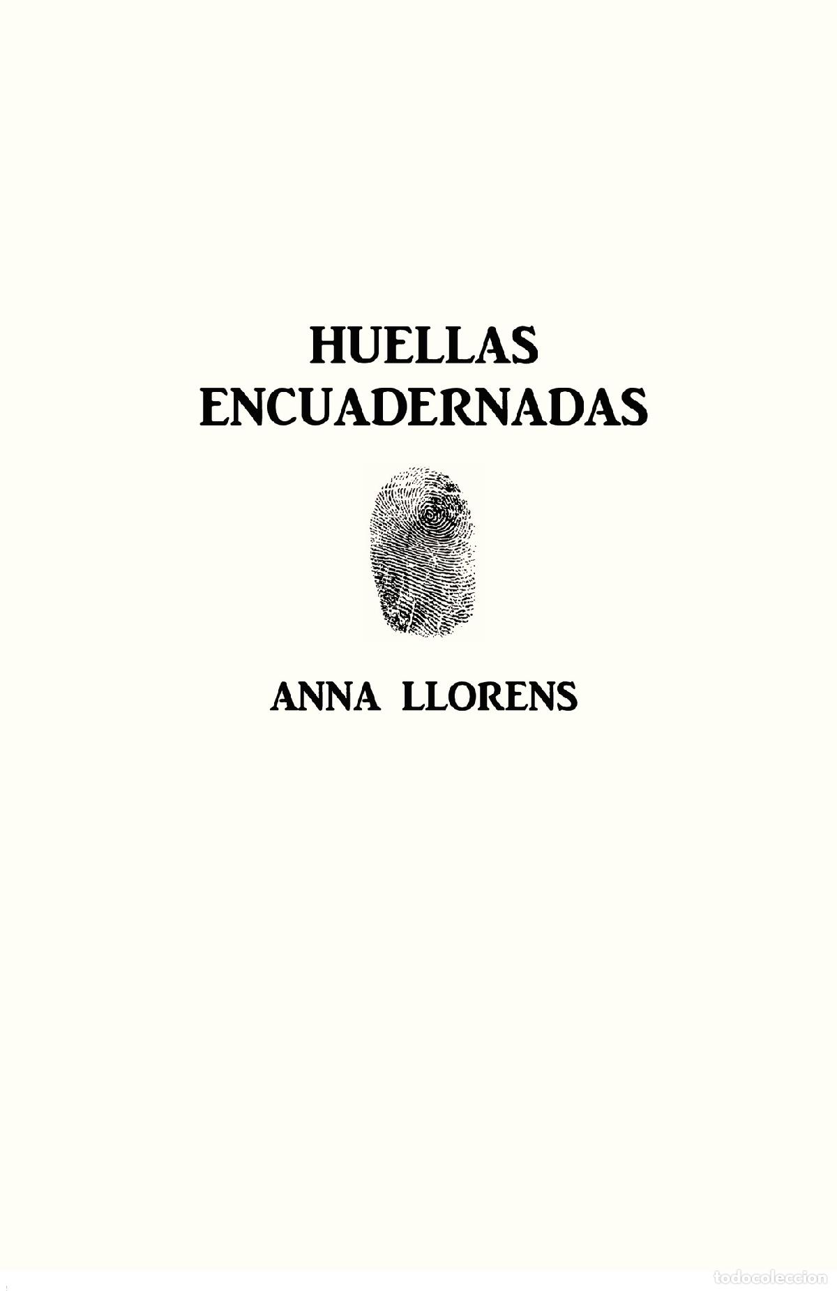 Libri: Huellas encuadernadas - Anna Llorens