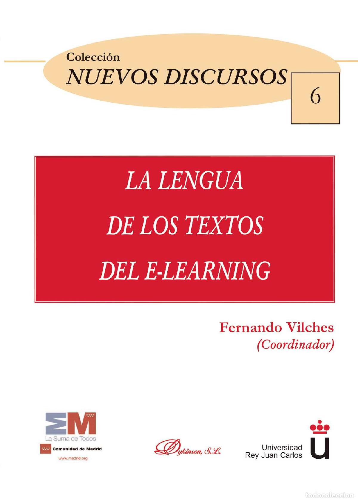 Libros: La lengua de los textos del E-learning - Fernando Vilches Vivancos - Foto 1