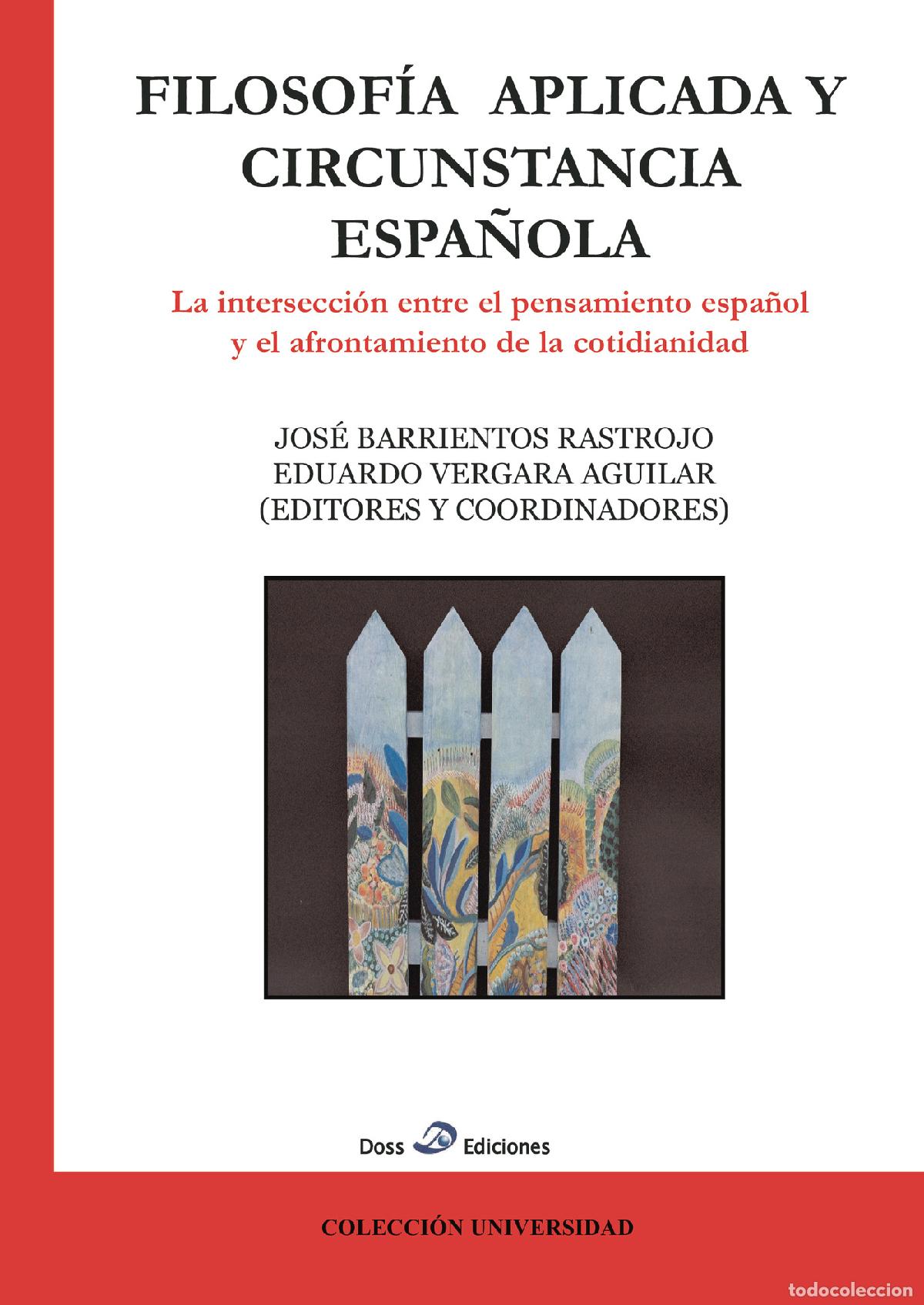 Libri: Filosof&iacute;a aplicada y circunstancia espa&ntilde;ola - La intersecci&oacute;n entre el pensamiento espa&ntilde;ol y el afro