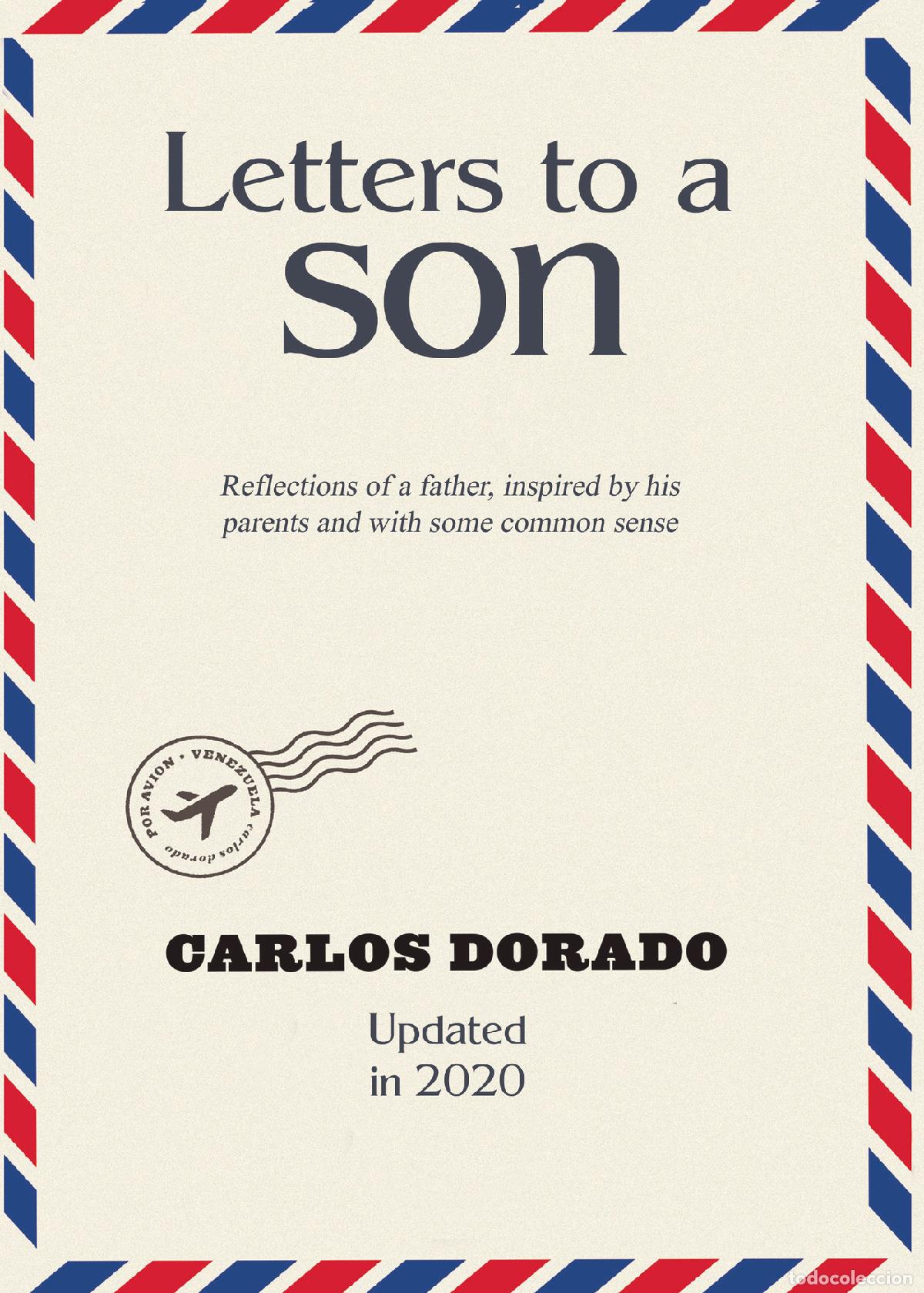 Libros: Letters to a son - Carlos Dorado - Foto 1