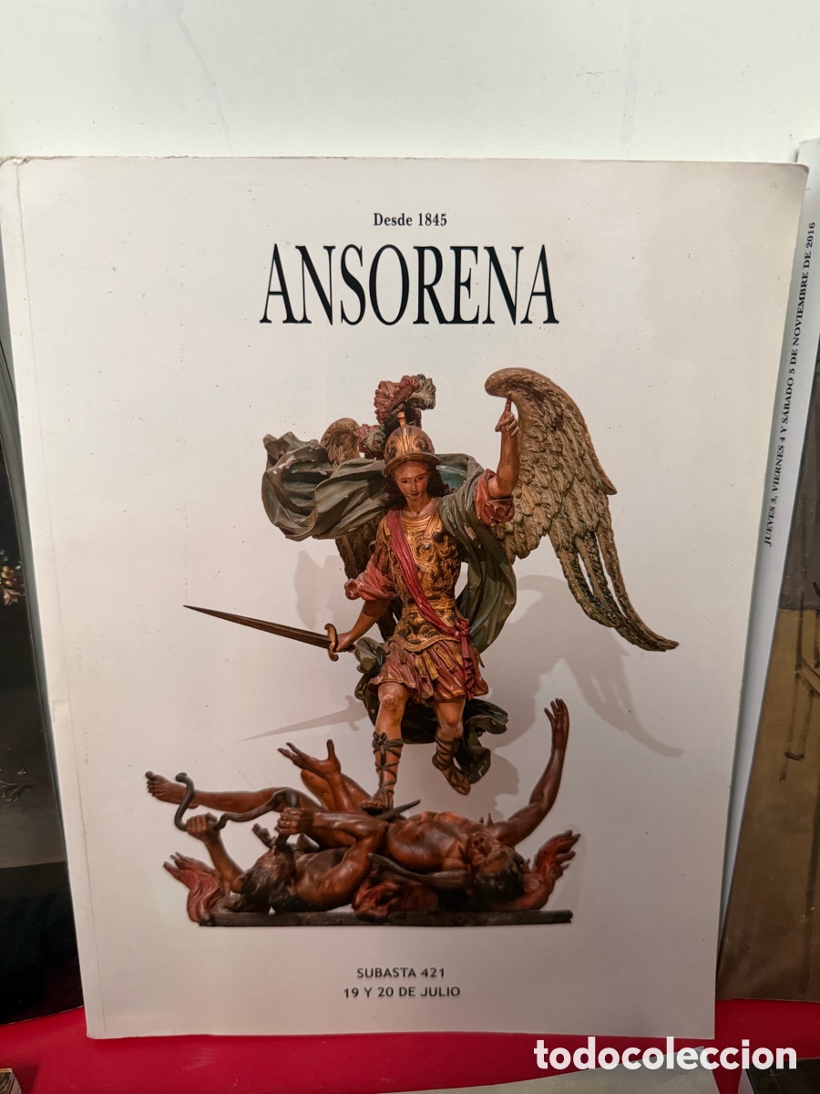 Libros: Lote 1 de 9 cat&aacute;logos de subastas ANSORENA - - Foto 3