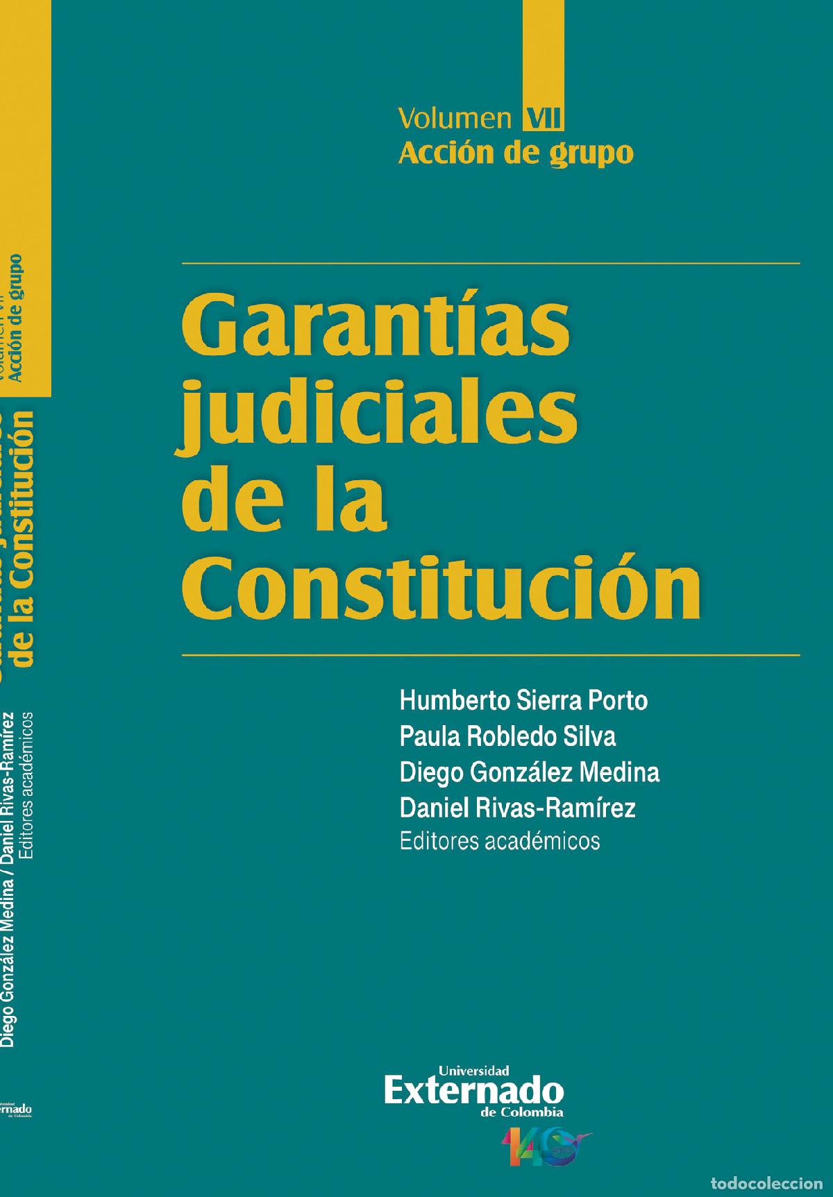 books: Garant&iacute;as judiciales de la Constituci&oacute;n. Tomo VII. Acci&oacute;n de grupo - Paula Robledo Silva