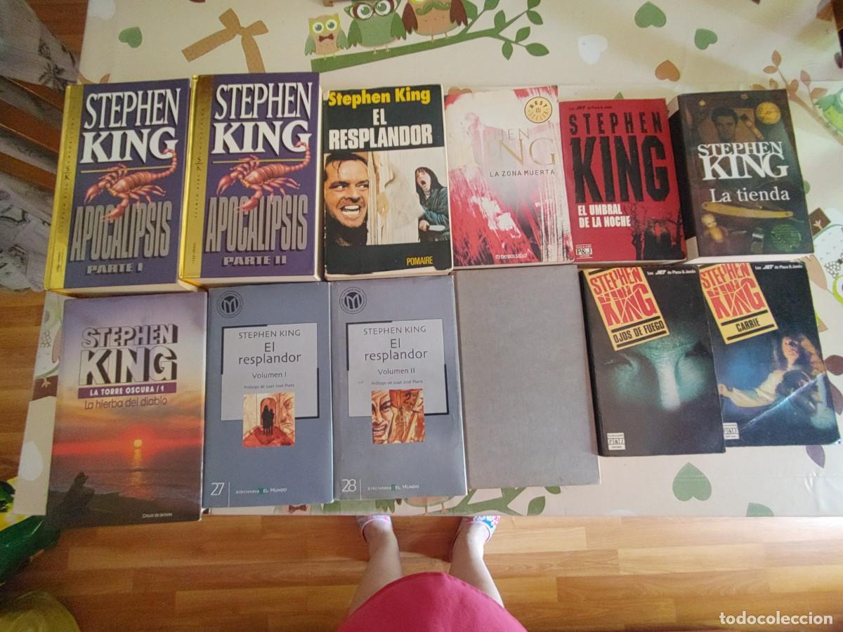 Libros: stephen king,lote de 12 libros,6 de ellos de tapa dura