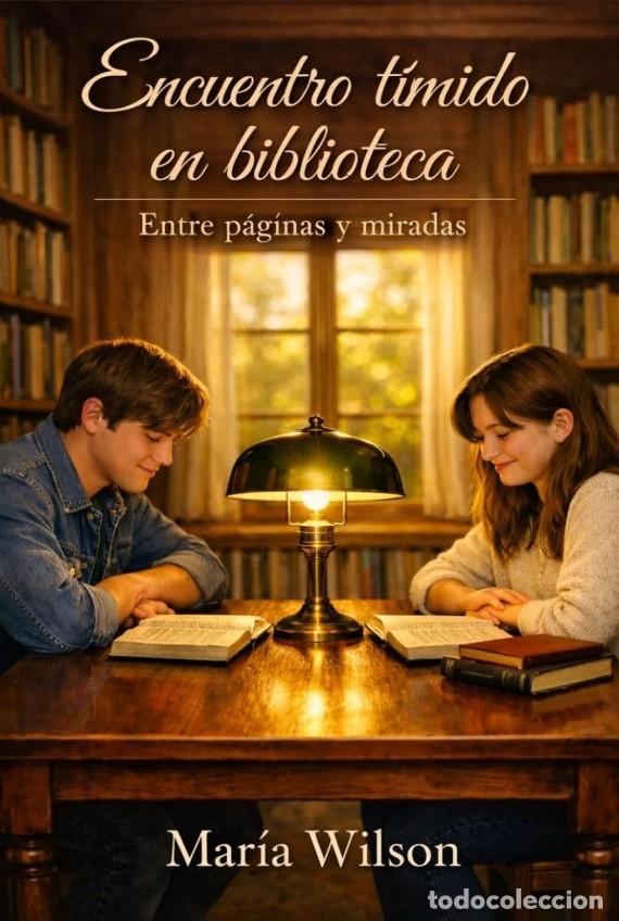 Libros: Encuentro t&iacute;mido en bibloteca: Entre p&aacute;ginas y miradas -- Mar&iacute;a Wilson