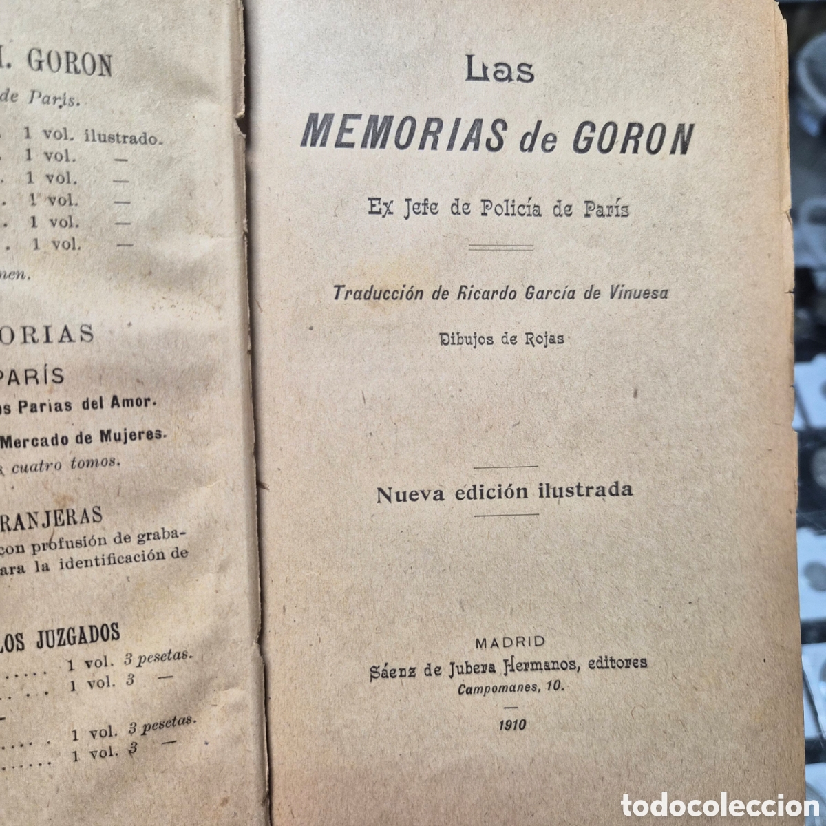 books: Las memorias de Goron
