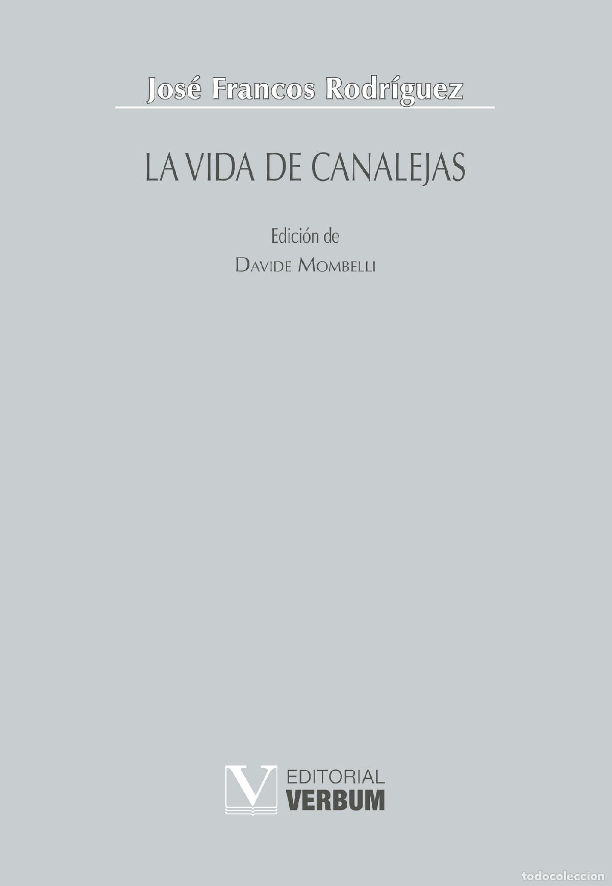 Livros: La vida de Canalejas - Jos&eacute; Francos Rodr&iacute;guez