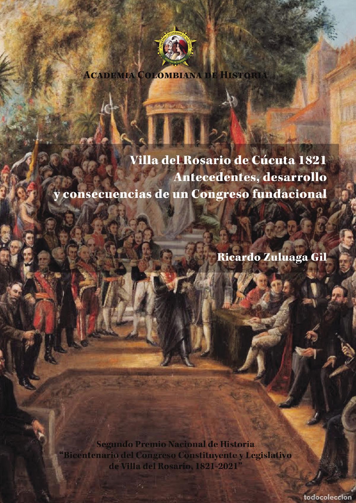 Livros: Villa del Rosario de C&uacute;cuta 1821. - Ricardo Zuluaga Gil