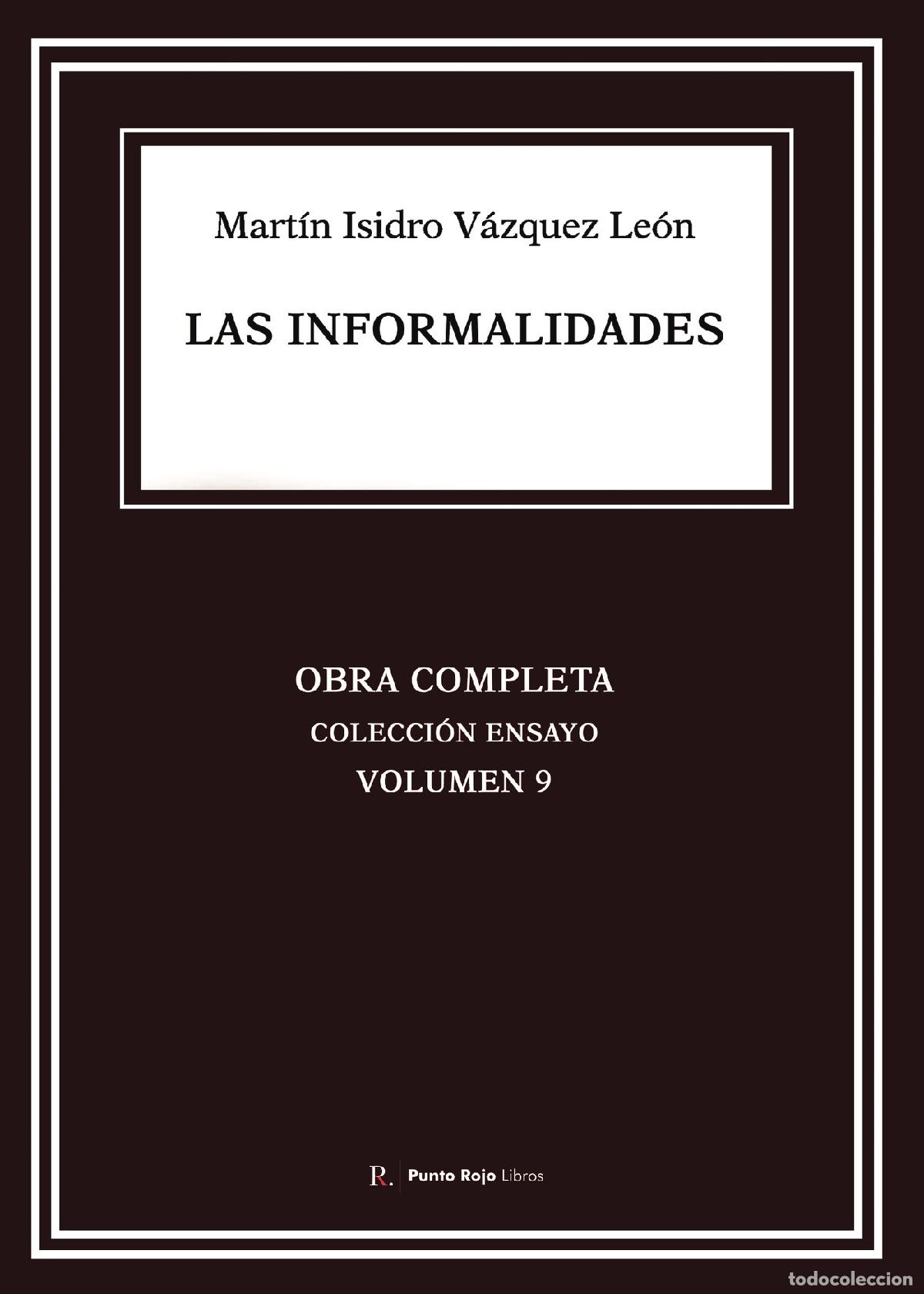 books: Las informalidades - Mart&iacute;n Isidro V&aacute;zquez Le&oacute;n