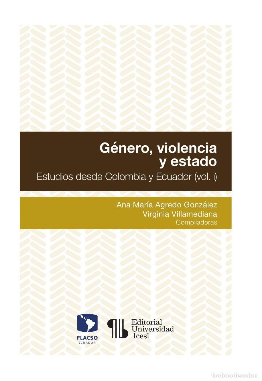 Libros: G&eacute;nero, violencia y estado - Virginia Villamediana