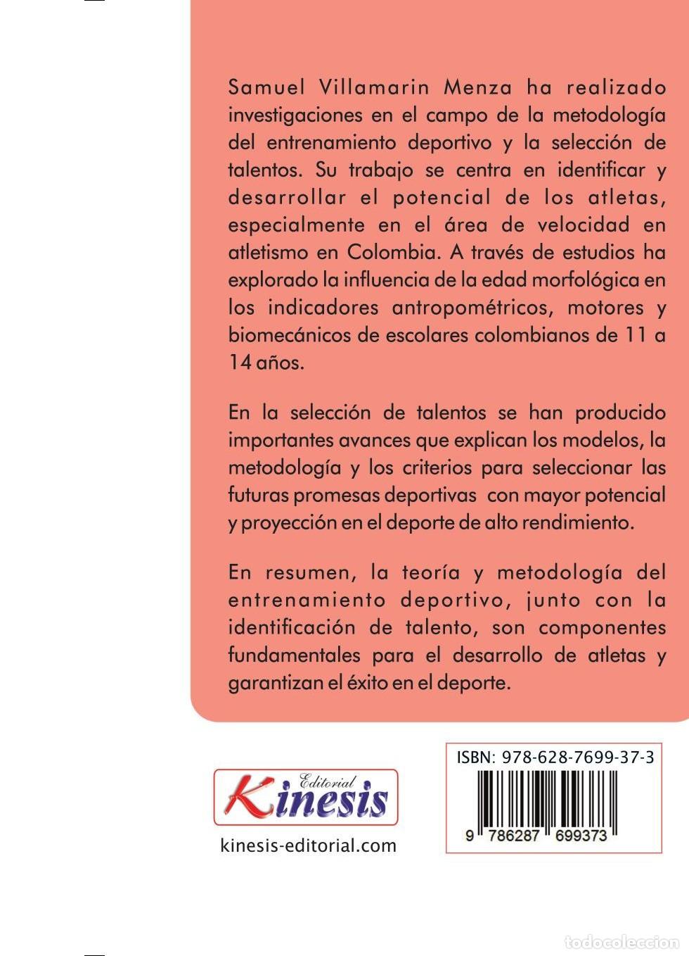Livros: Selecci&oacute;n de talentos velocistas - Samuel Villamarin Menza