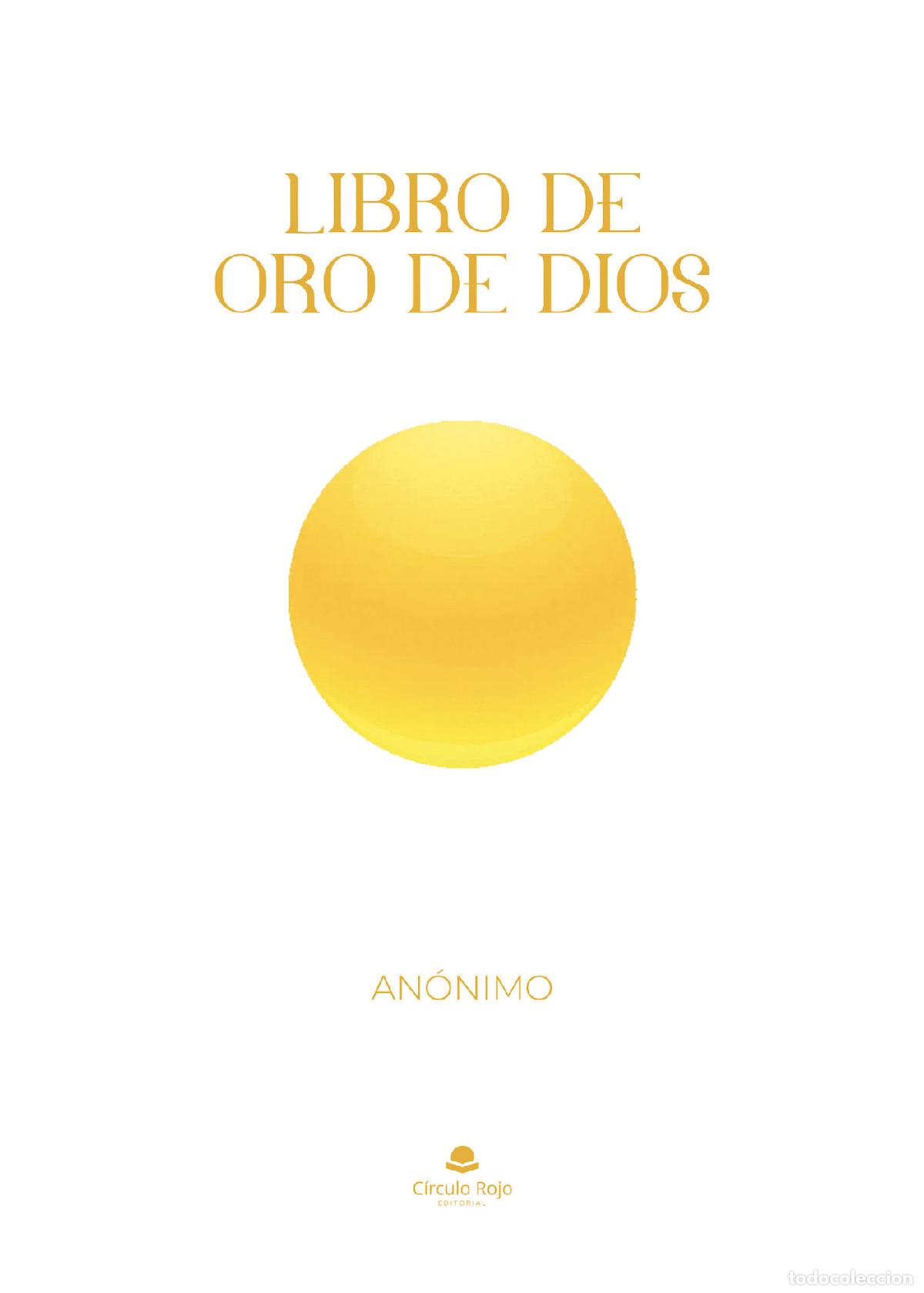Libros: Libro de Oro de Dios - An&oacute;nimo - Foto 1
