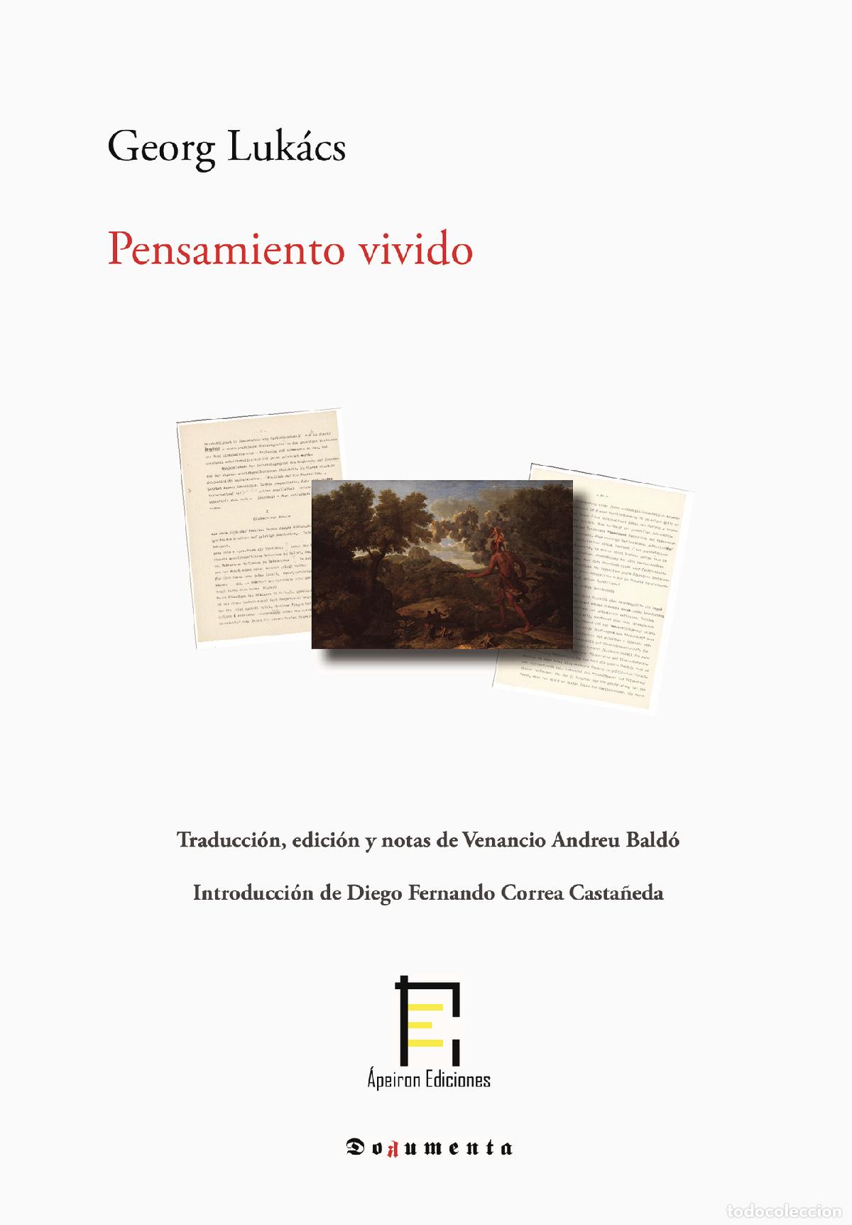 Livros: Pensamiento vivido - Georg Luk&aacute;cs