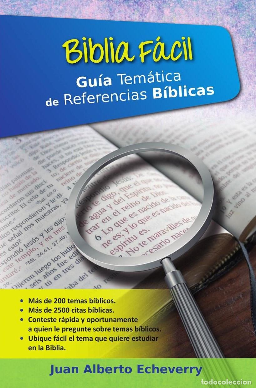 Livros: Biblia Facil Manual b&iacute;blico tem&aacute;tico - Juan Echeverri