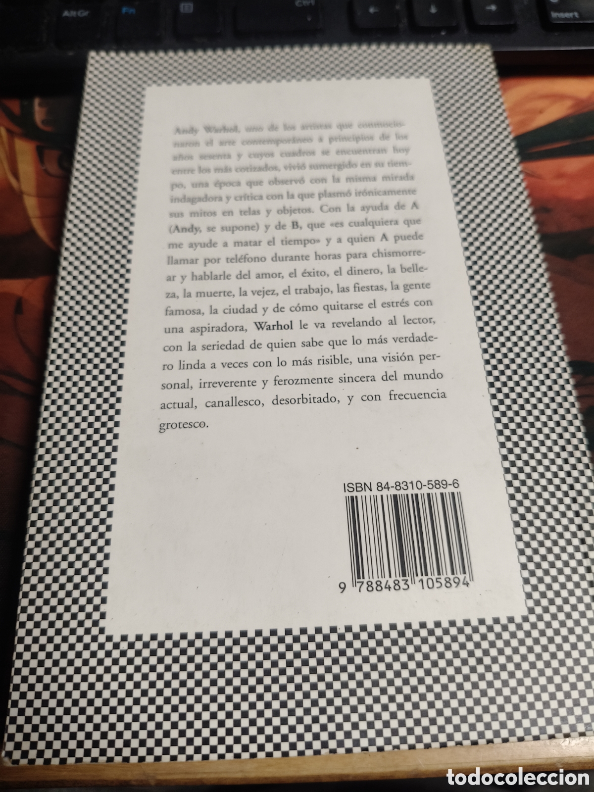 Libros: Andy warhol mi fisiolog&iacute;a de A a A B y de B a A - Foto 2