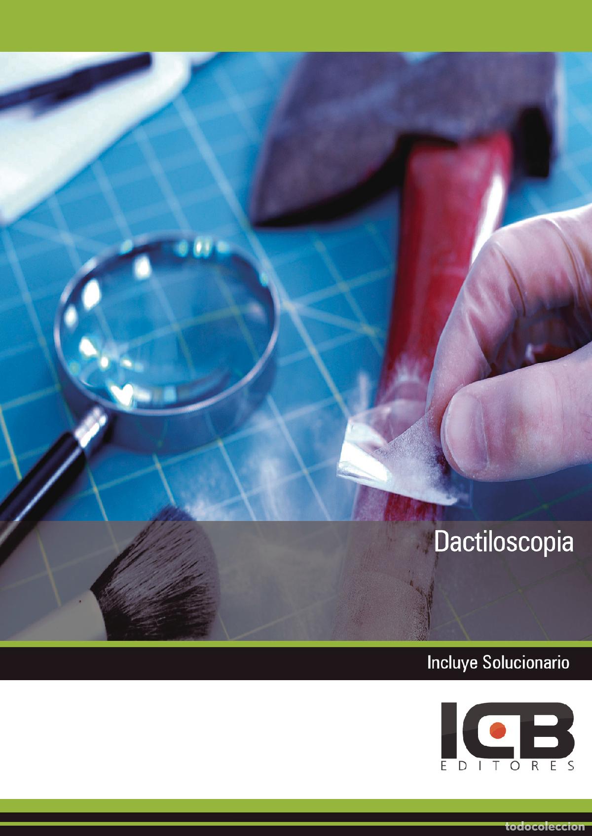 B&uuml;cher: Dactiloscopia - Jorge Moreno Castro