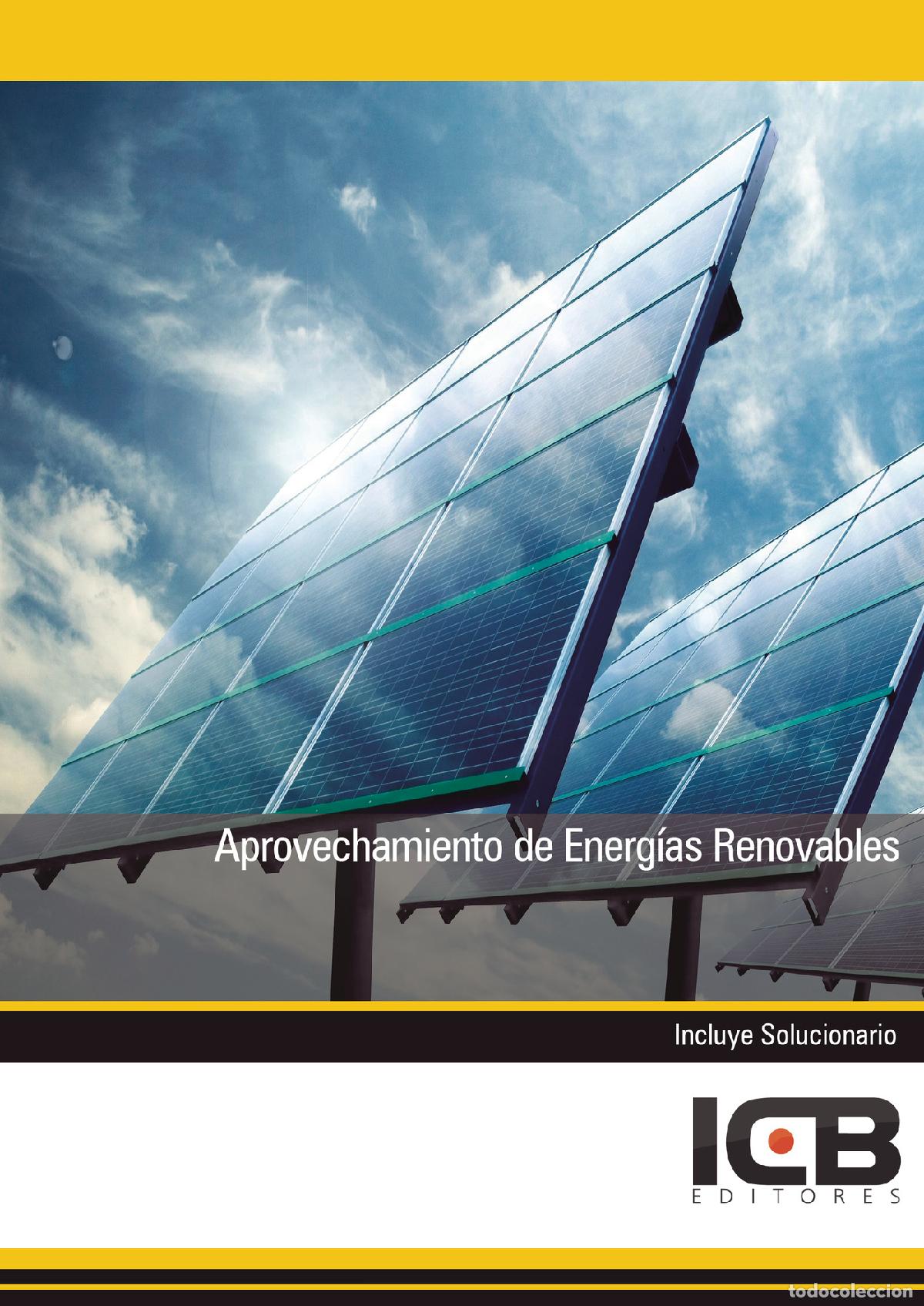 B&uuml;cher: Aprovechamiento de Energ&iacute;as Renovables - Marta Galdiano Hern&aacute;ndez