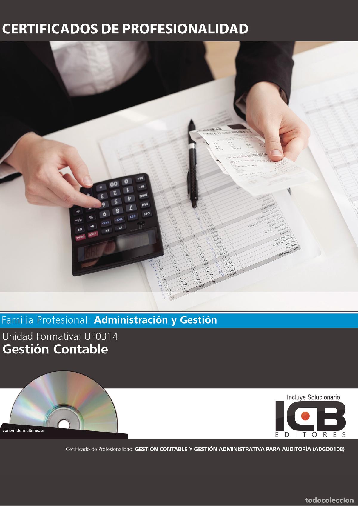 B&uuml;cher: UF0314: Gesti&oacute;n Contable - Jos&eacute; Manuel Rum&iacute;n Hermoso