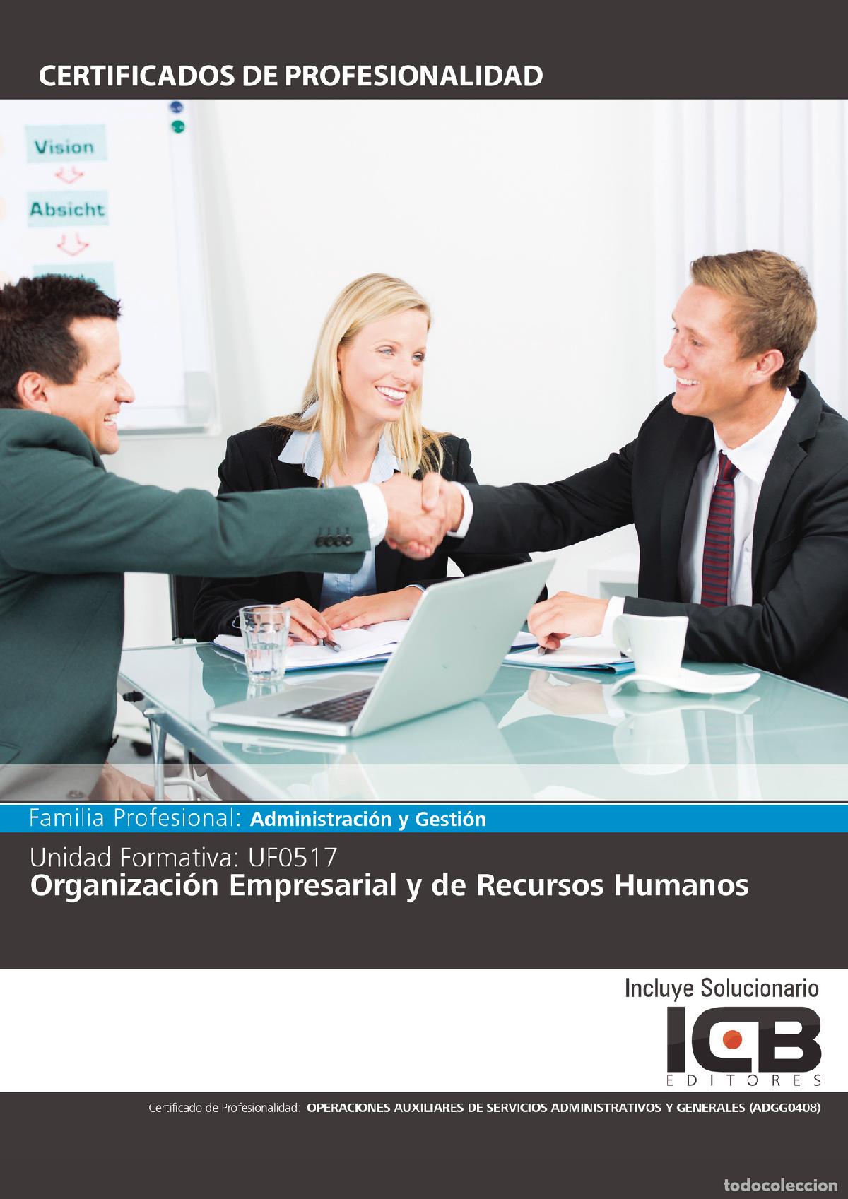 books: UF0517: Organizaci&oacute;n Empresarial y de Recursos Humanos - Araceli Soriano Velasco