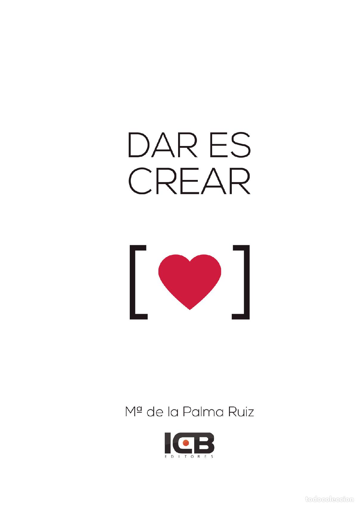 books: Dar Es Crear - M&ordf; de la Palma Ruiz Cabeza