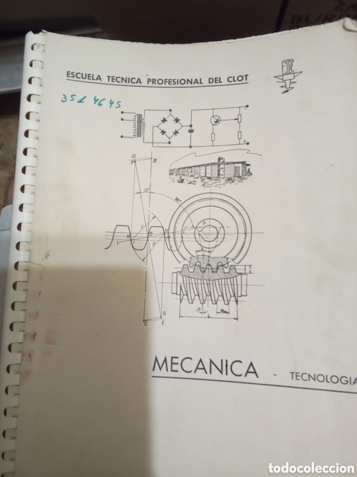 Libros: Libro tecnolog&iacute;a escuela t&eacute;cnica profesional del clot