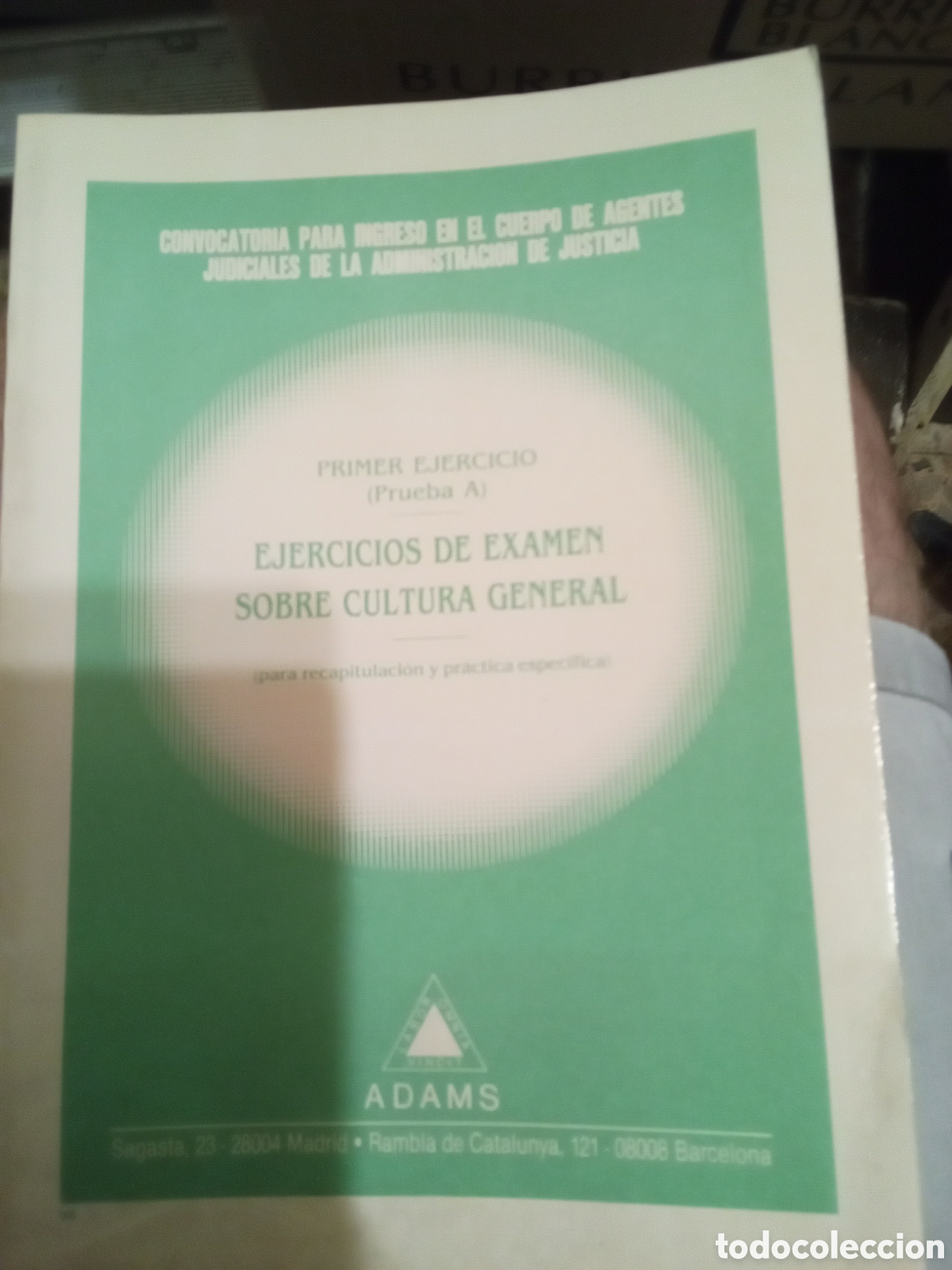 Libros: Convocatoria para ingreso en el cuerpo de agentes judiciales de la administraci&oacute;n dejusticia