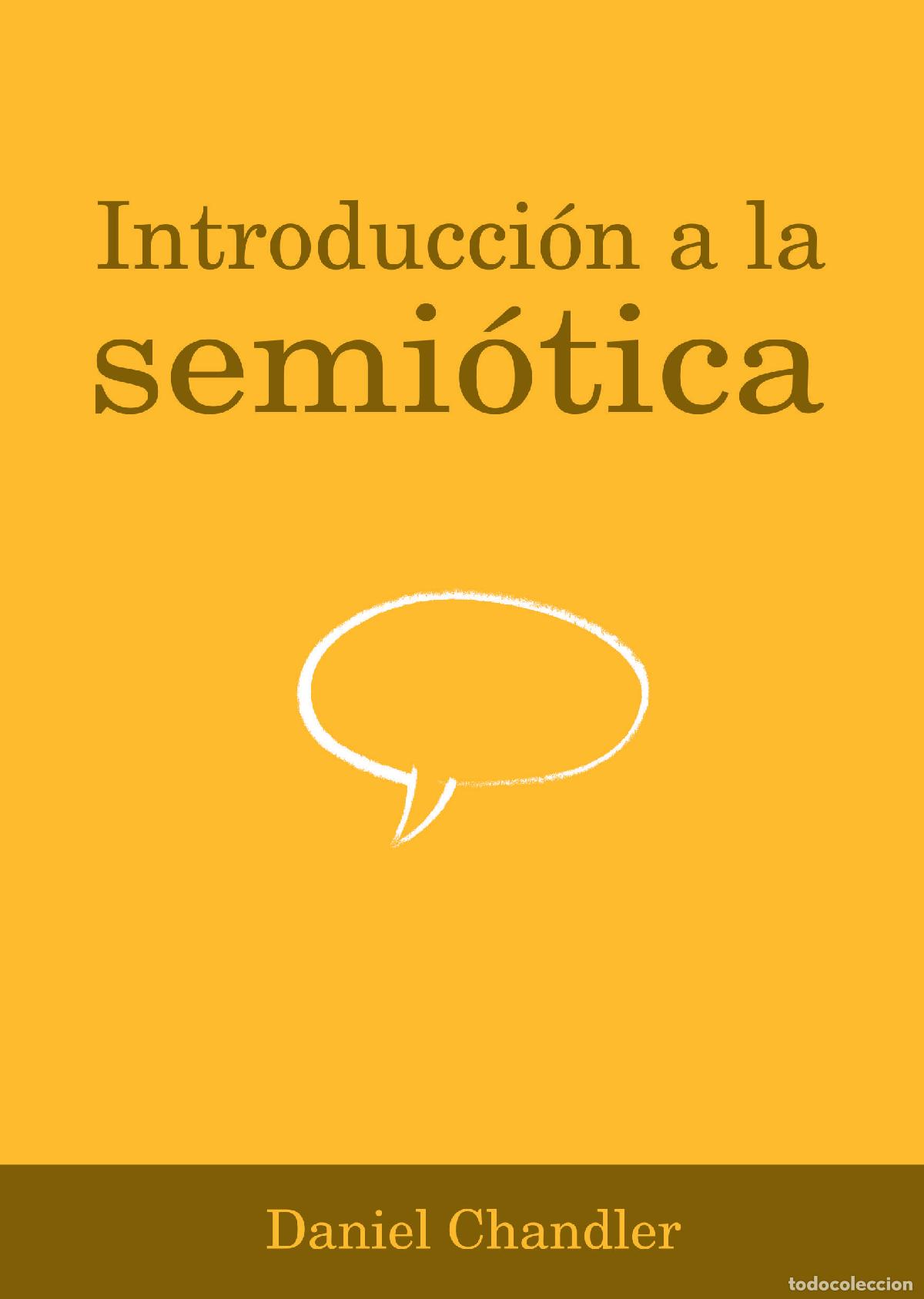 Livros: Introducci&oacute;n a la semi&oacute;tica - Daniel Chandler
