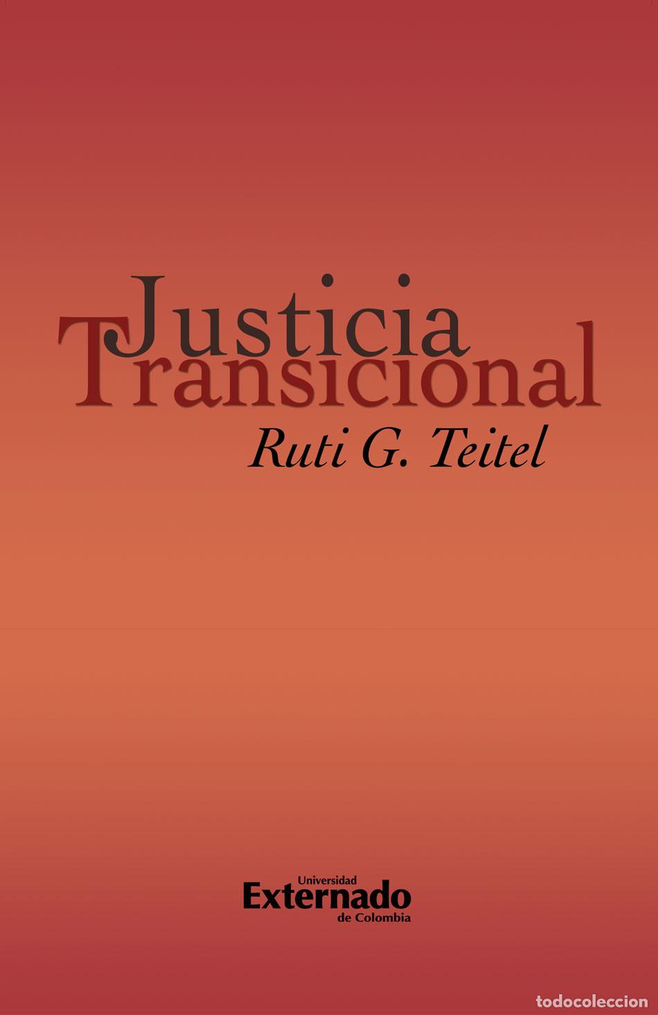 Libros: Justicia transicional - Ruti G. Teitel
