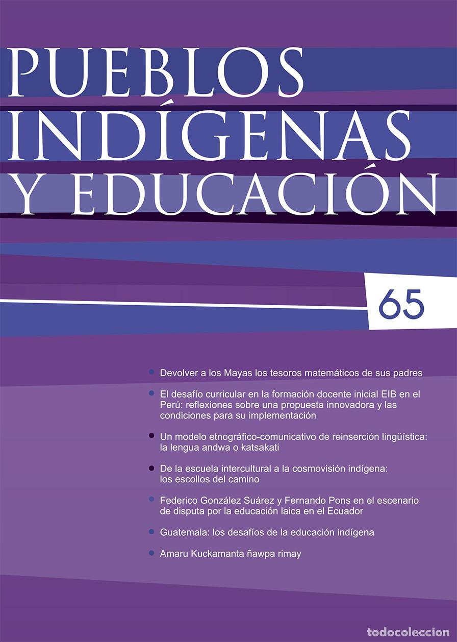 Libri: Pueblos ind&iacute;genas y educaci&oacute;n No. 65 - Luis Enrique L&oacute;pez