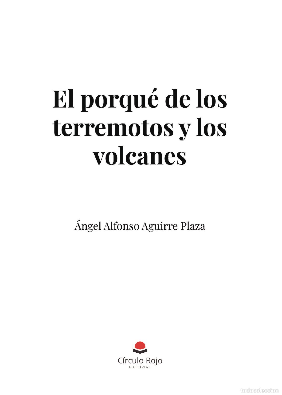 Libros: El porqu&eacute; de los terremotos y los volcanes - &Aacute;ngel Alfonso Aguirre Plaza