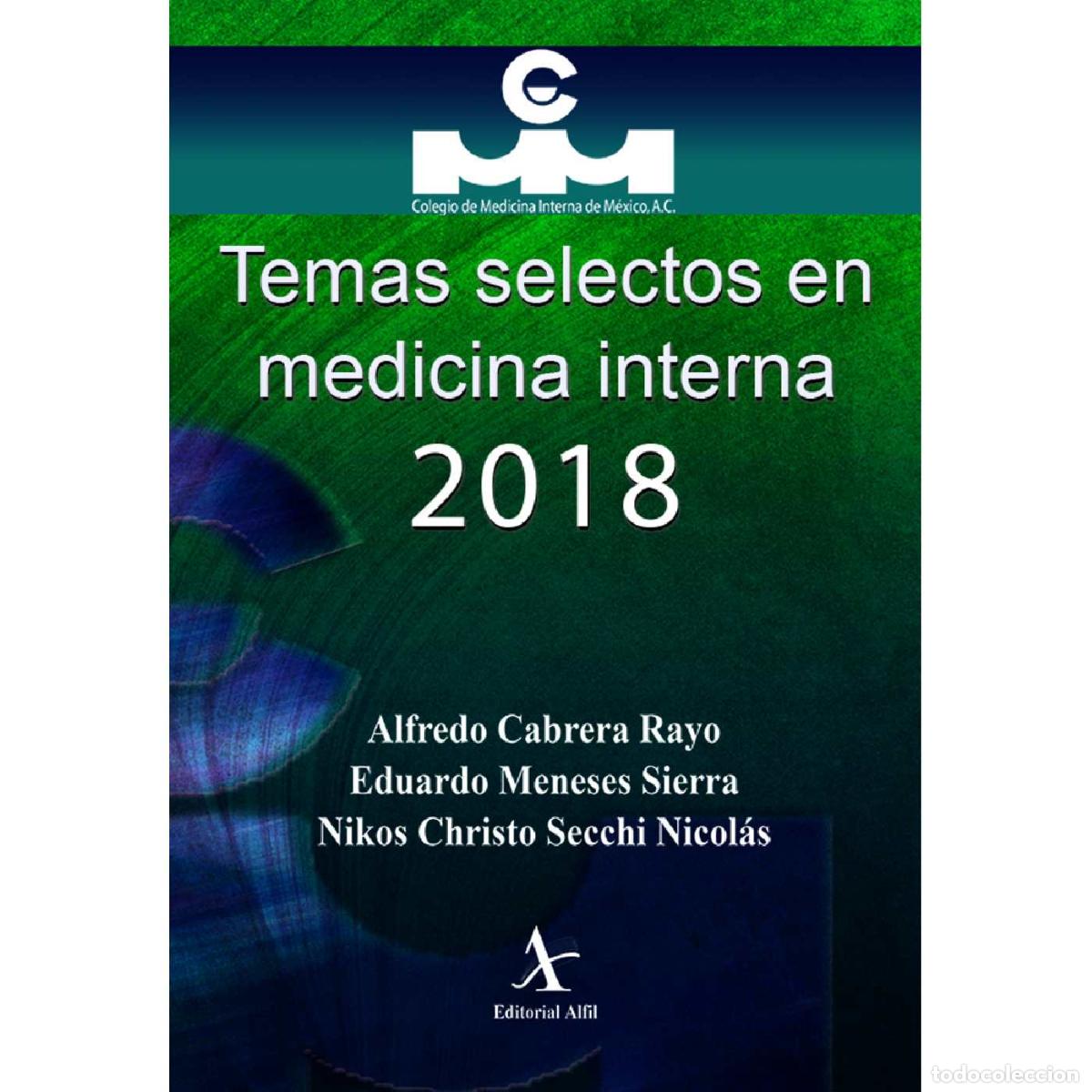 B&uuml;cher: Temas selectos en medicina interna 2018 - Alfredo Cabrera Rayo