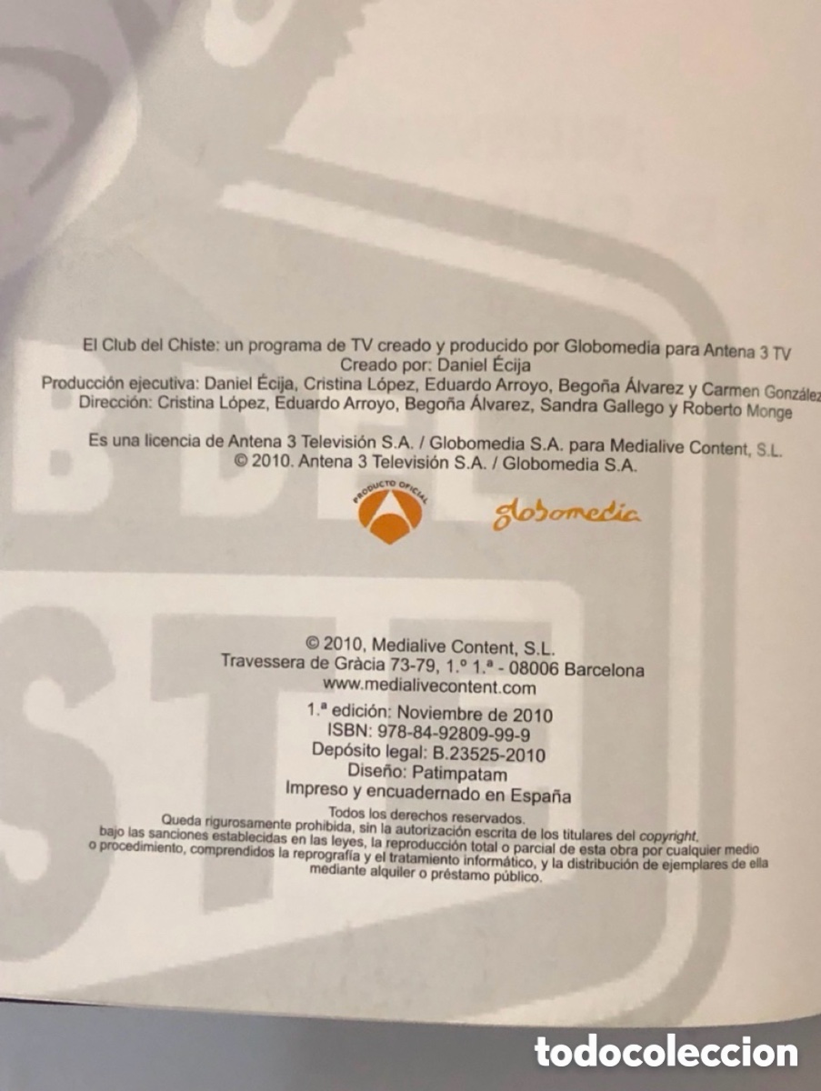 Libros: LIBRO EL CLUB DEL CHISTE - Foto 2