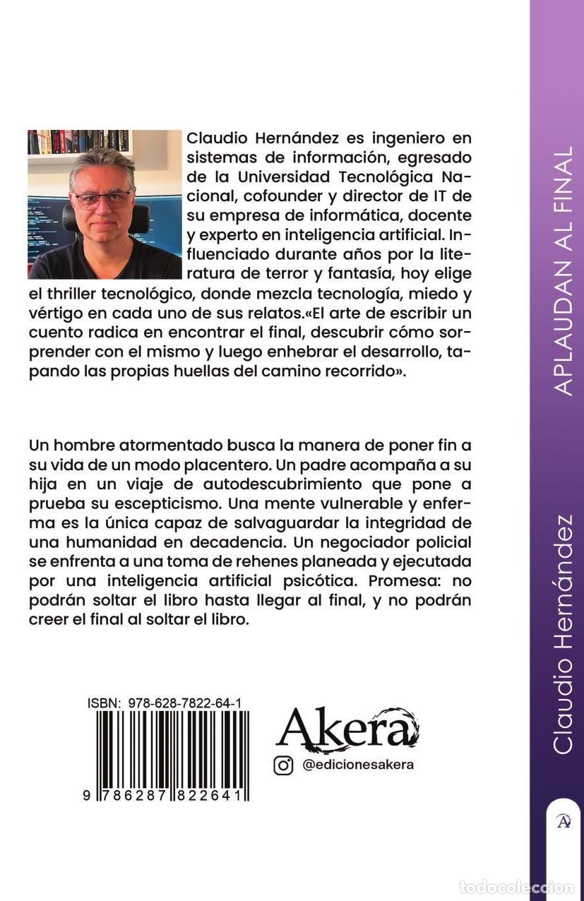 Livres: Aplaudan al final - Claudio Alfredo Hern&aacute;ndez