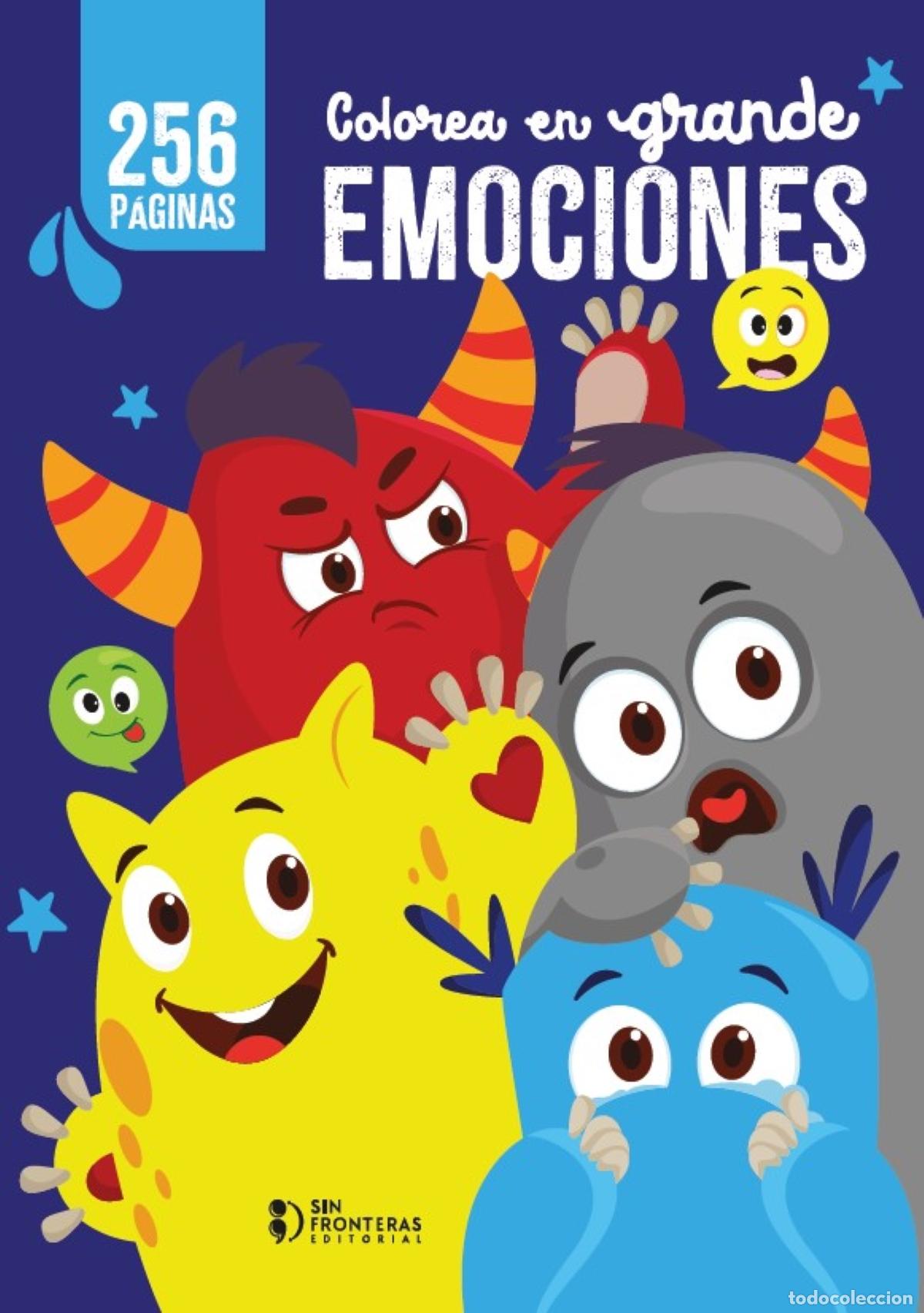 Libros: Colorea en grande emociones - Varios Autores