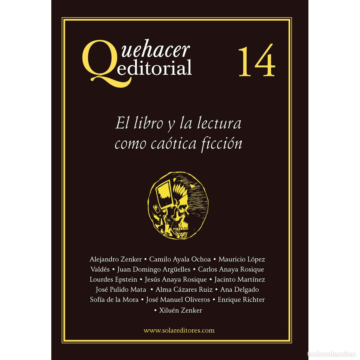 Libri: Quehacer Editorial 14 - Alejandro Zenker