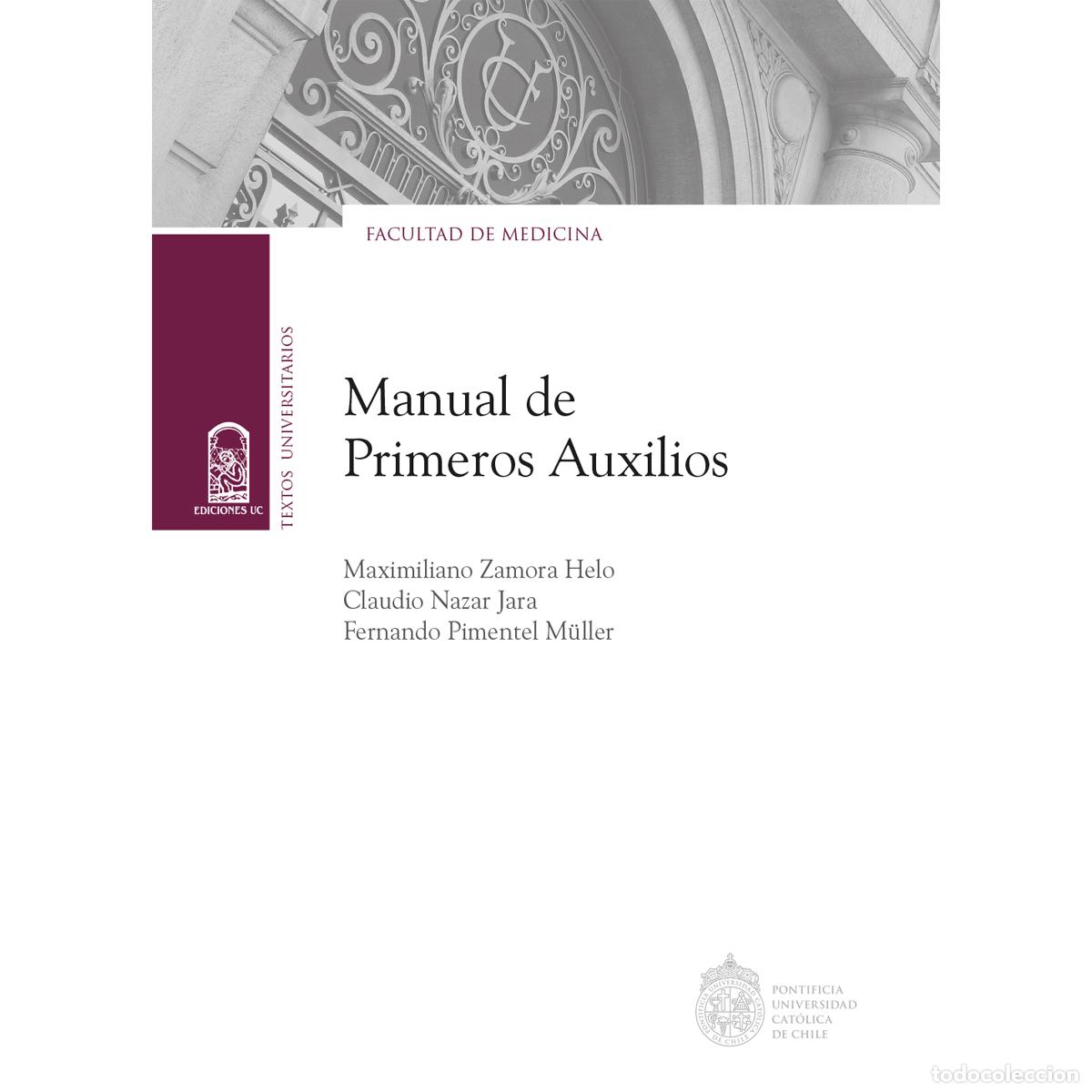 Libros: Manual de primeros auxilios - Claudio Nazar