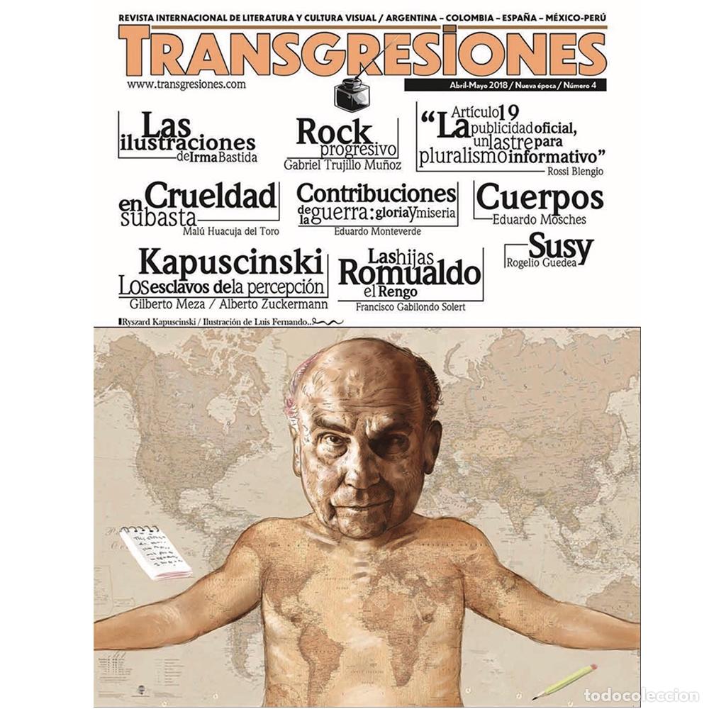 Libros: Transgresiones 4 - Revista internacional de literatura y cultura visual - Alejandro Zenker