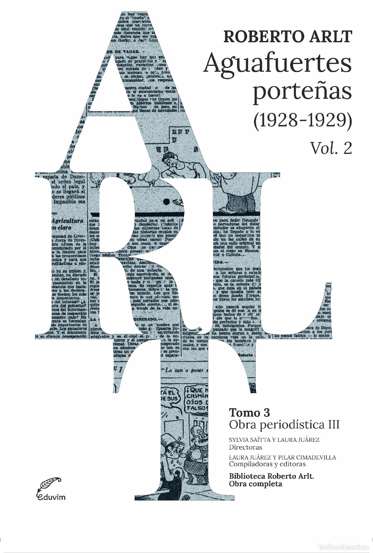 B&uuml;cher: Aguafuertes porte&ntilde;as (1928-1929). Volumen II - Roberto Arlt
